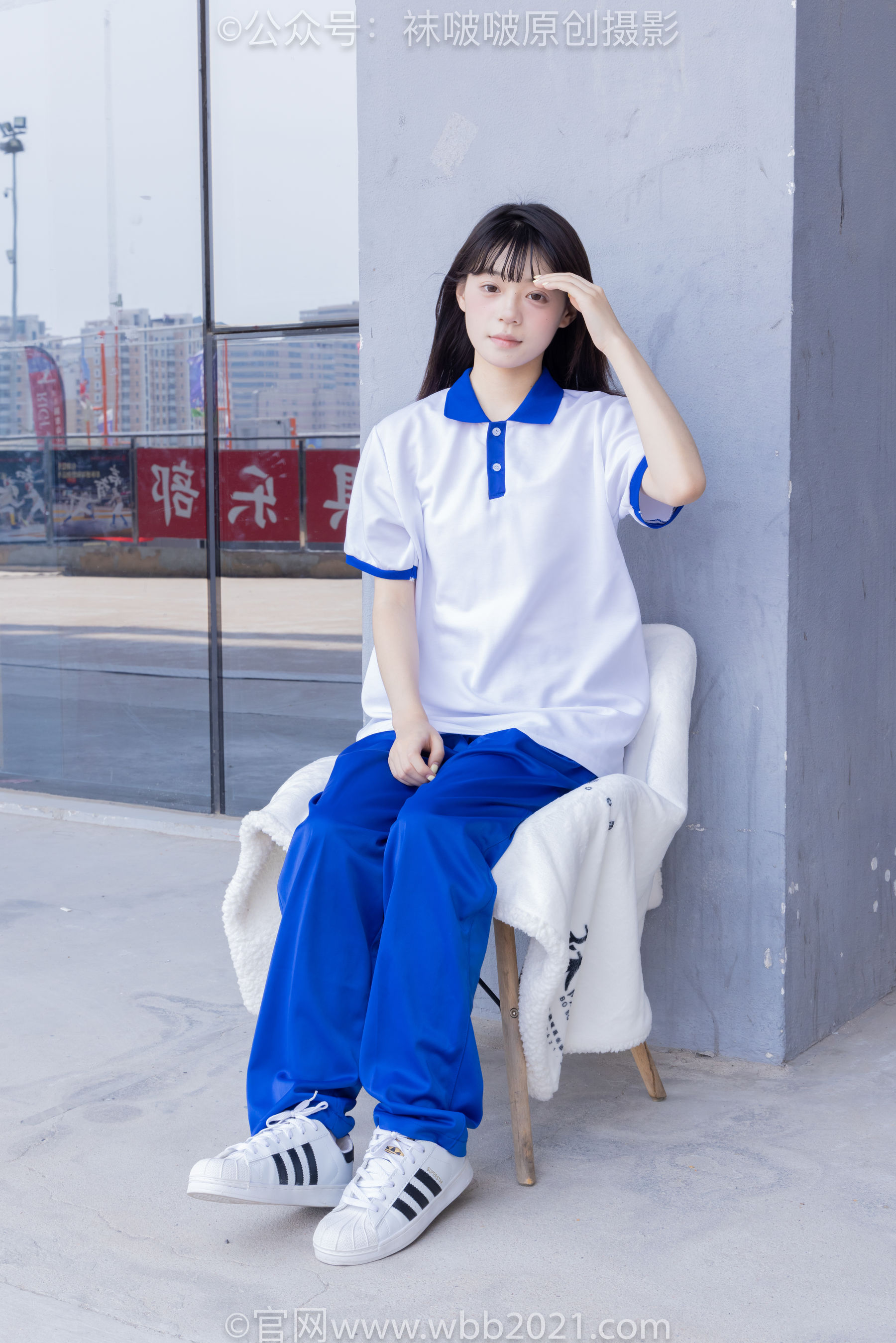 BoBoSocks袜啵啵 No.393 糯米 -板鞋、白棉袜、裸足、校服