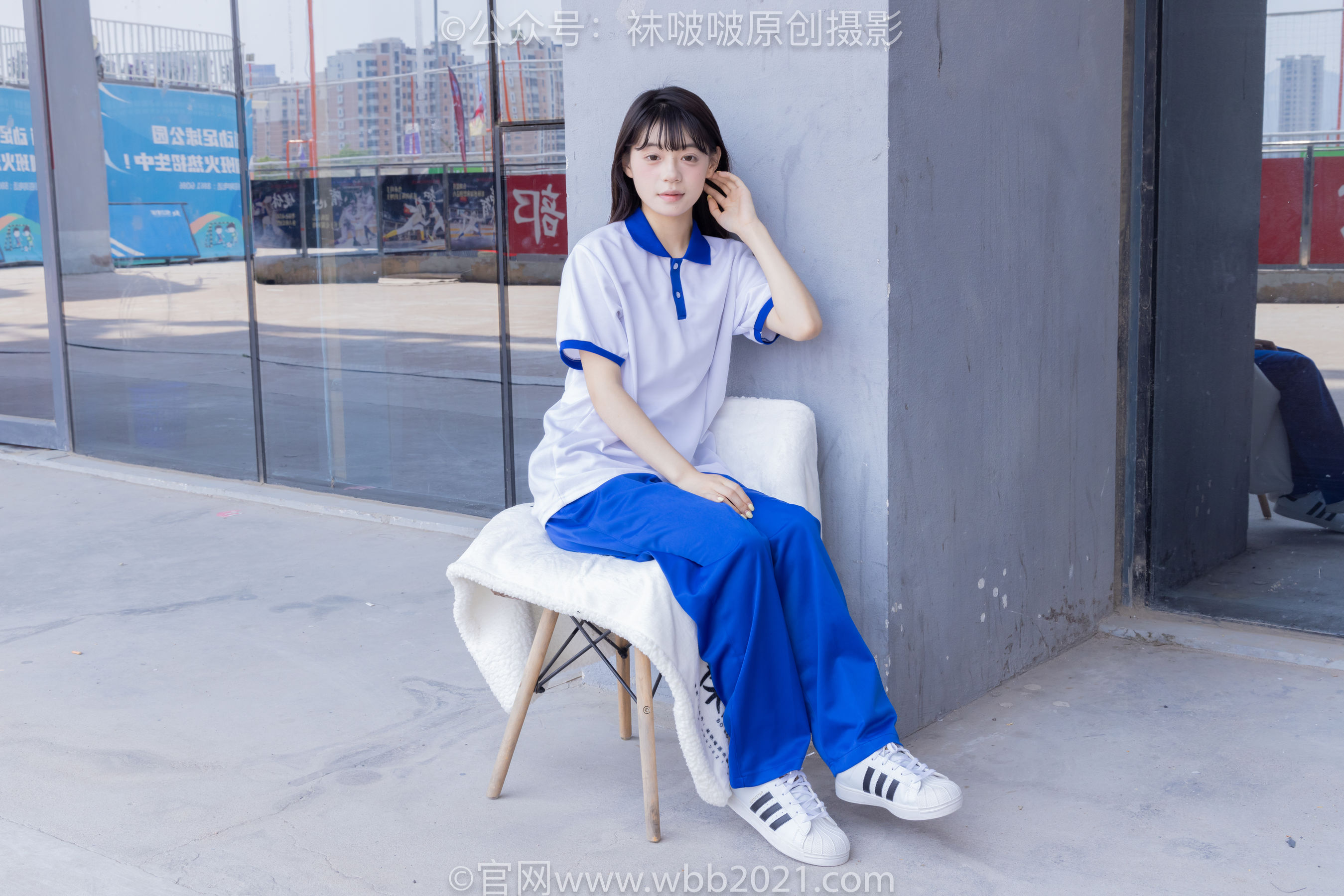 BoBoSocks袜啵啵 No.393 糯米 -板鞋、白棉袜、裸足、校服