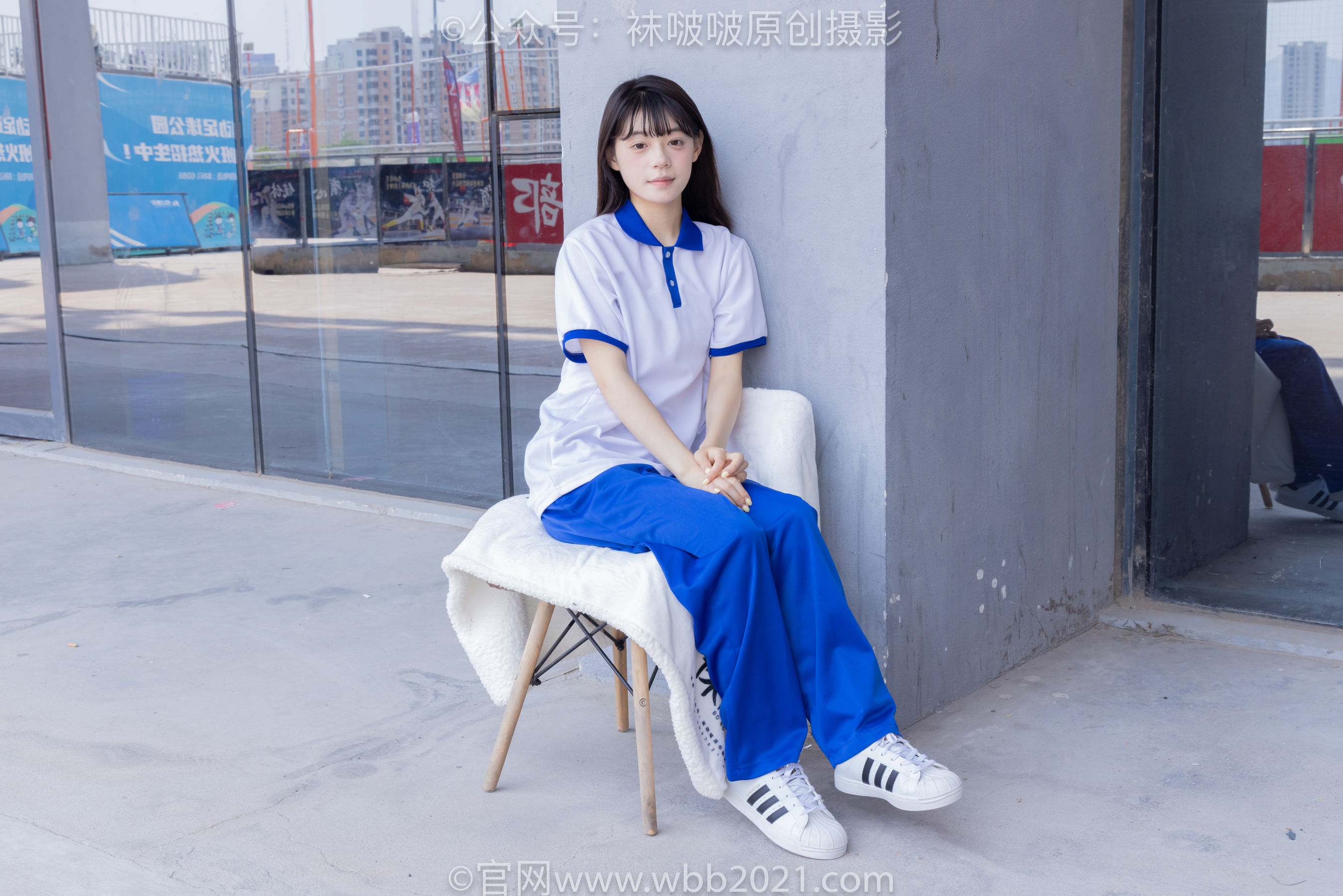 BoBoSocks袜啵啵 No.393 糯米 -板鞋、白棉袜、裸足、校服