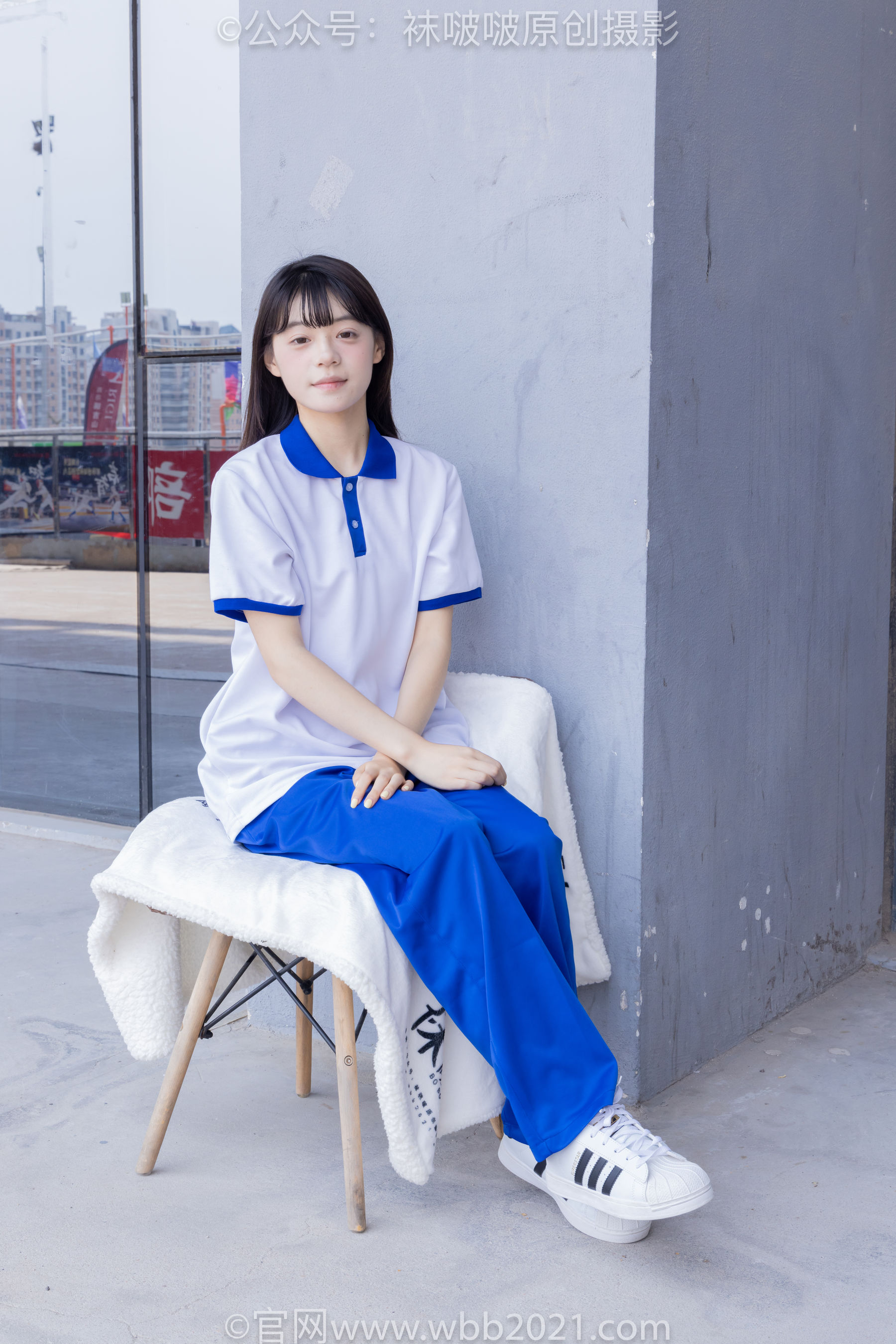 BoBoSocks袜啵啵 No.393 糯米 -板鞋、白棉袜、裸足、校服