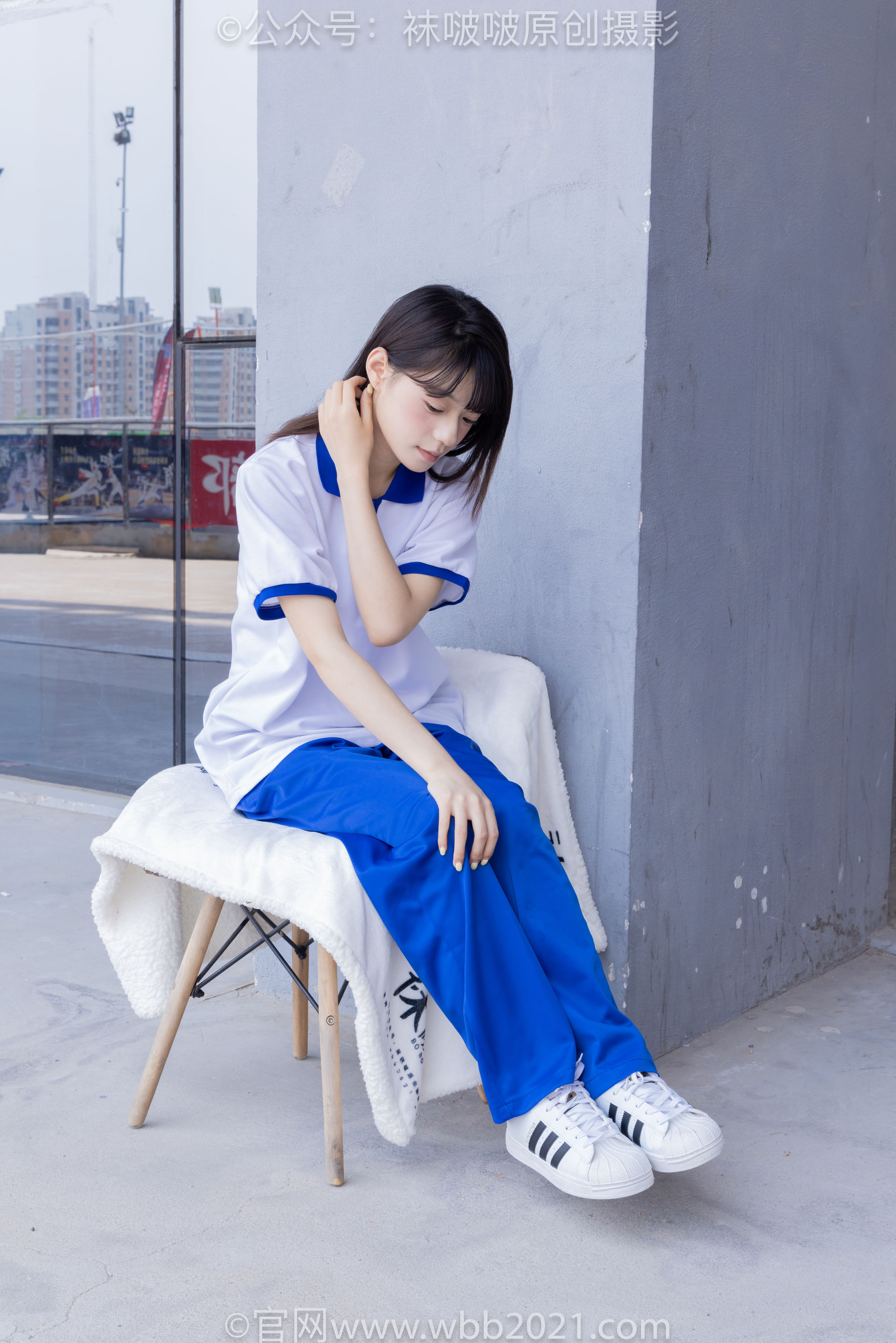 BoBoSocks袜啵啵 No.393 糯米 -板鞋、白棉袜、裸足、校服