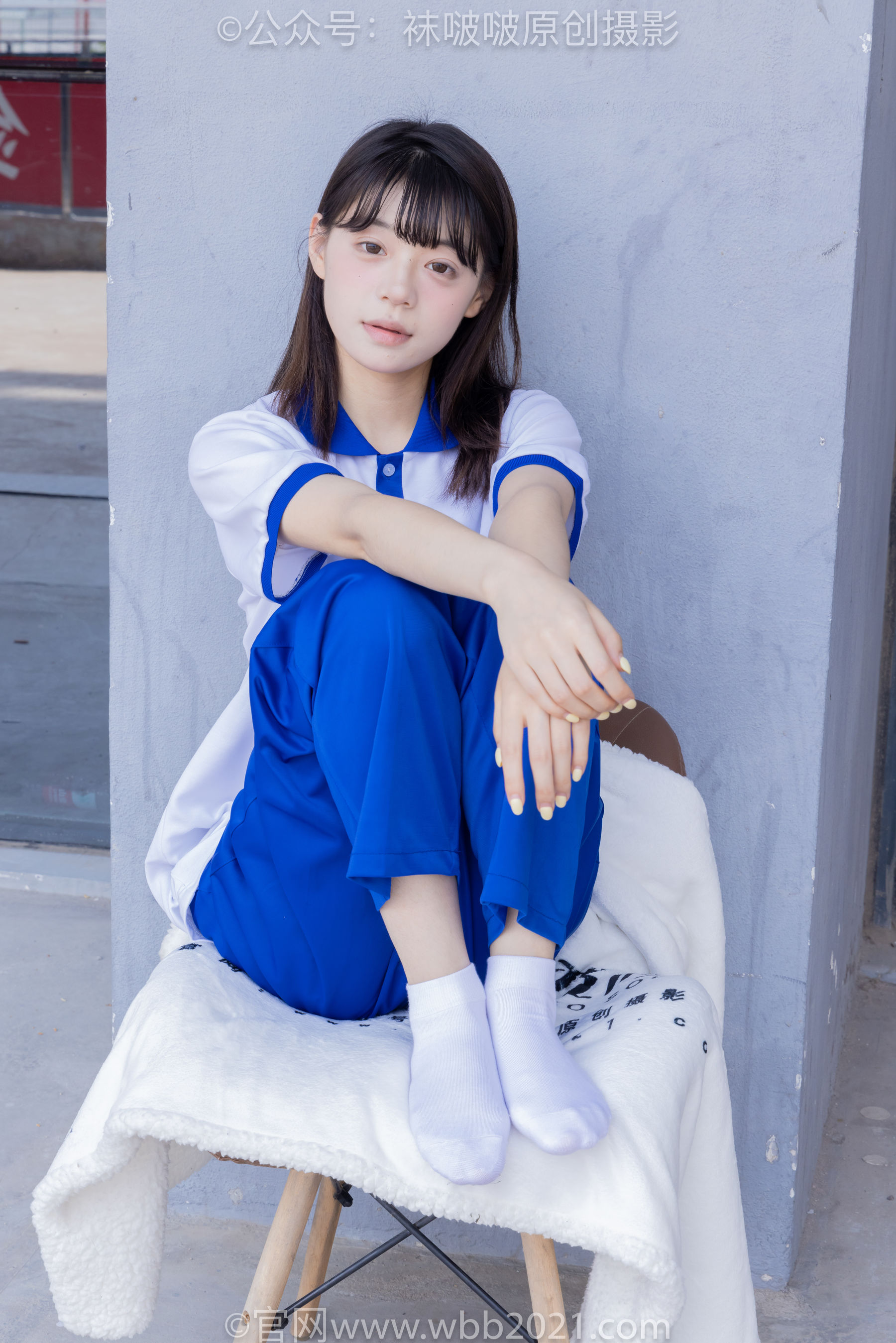 BoBoSocks袜啵啵 No.393 糯米 -板鞋、白棉袜、裸足、校服