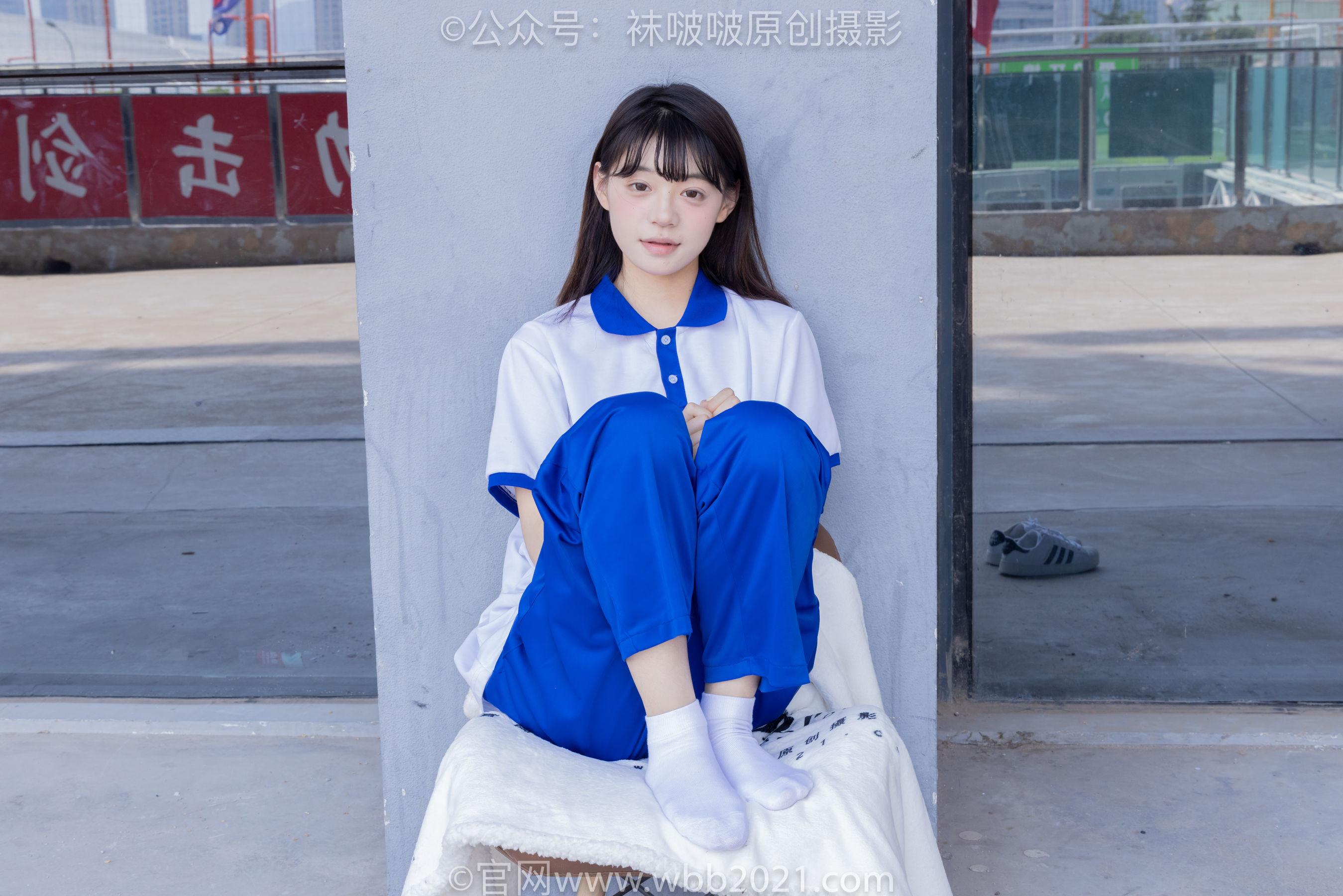 BoBoSocks袜啵啵 No.393 糯米 -板鞋、白棉袜、裸足、校服