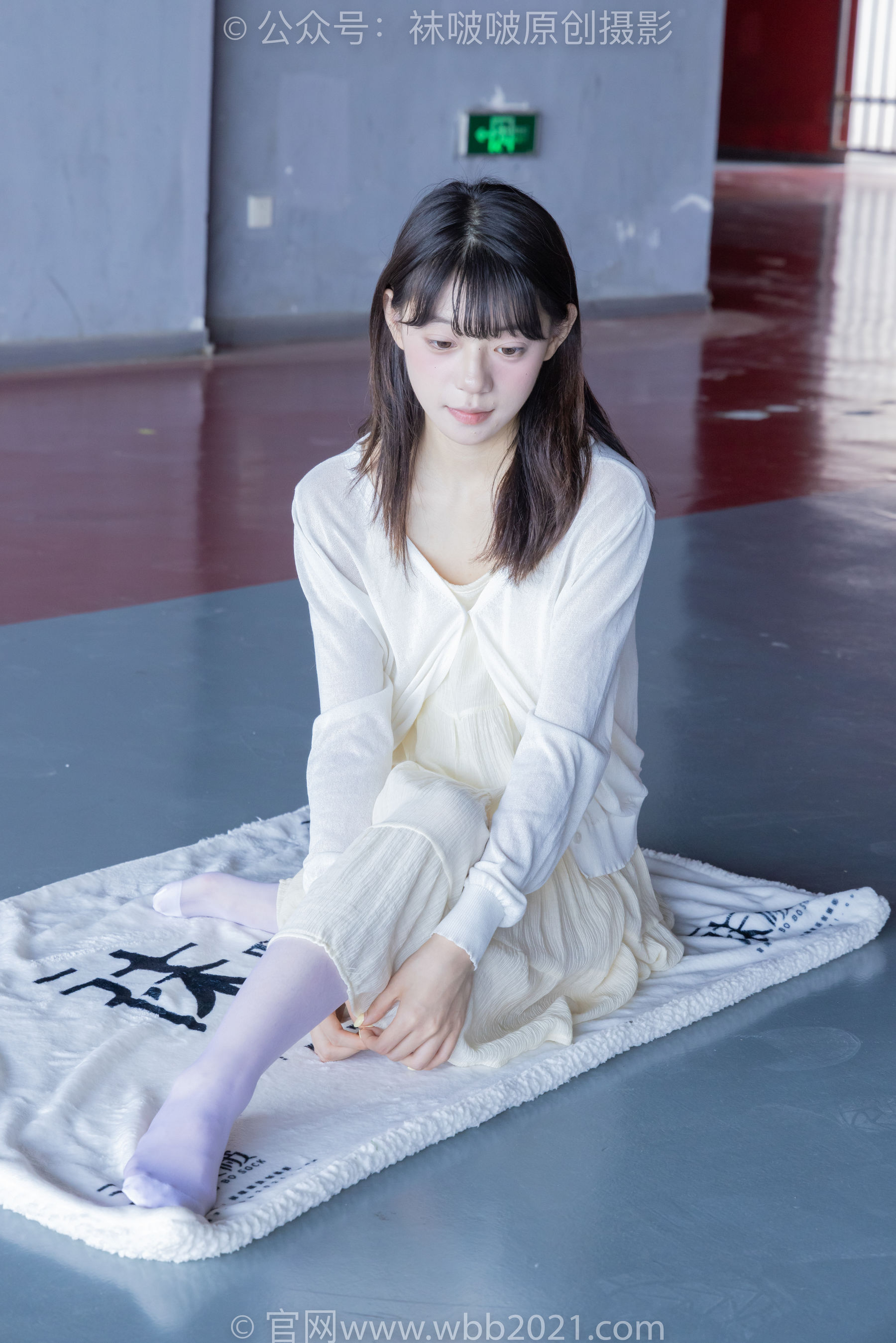 BoBoSocks袜啵啵 No.395 糯米 -板鞋、白丝