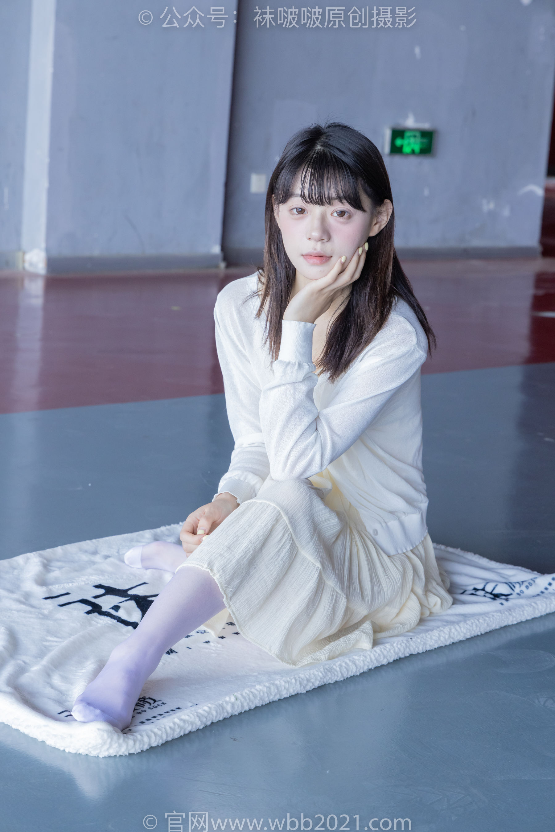 BoBoSocks袜啵啵 No.395 糯米 -板鞋、白丝