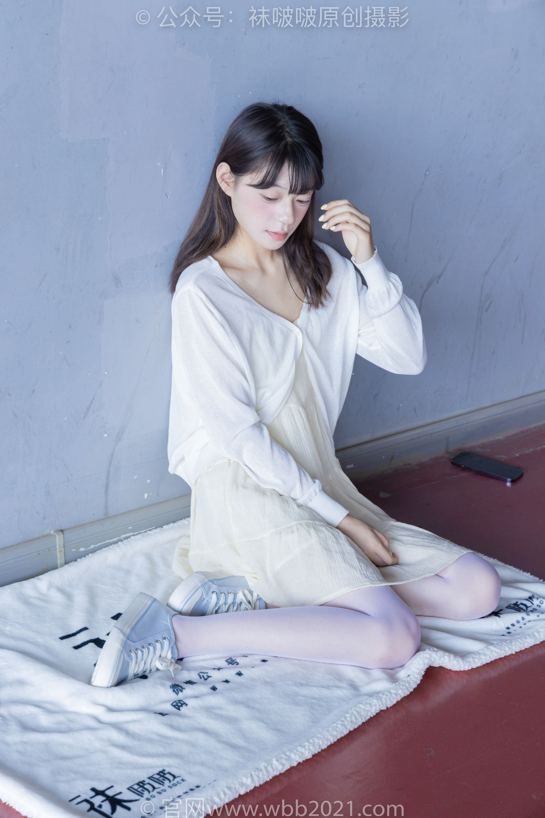 BoBoSocks袜啵啵 No.395 糯米 -板鞋、白丝