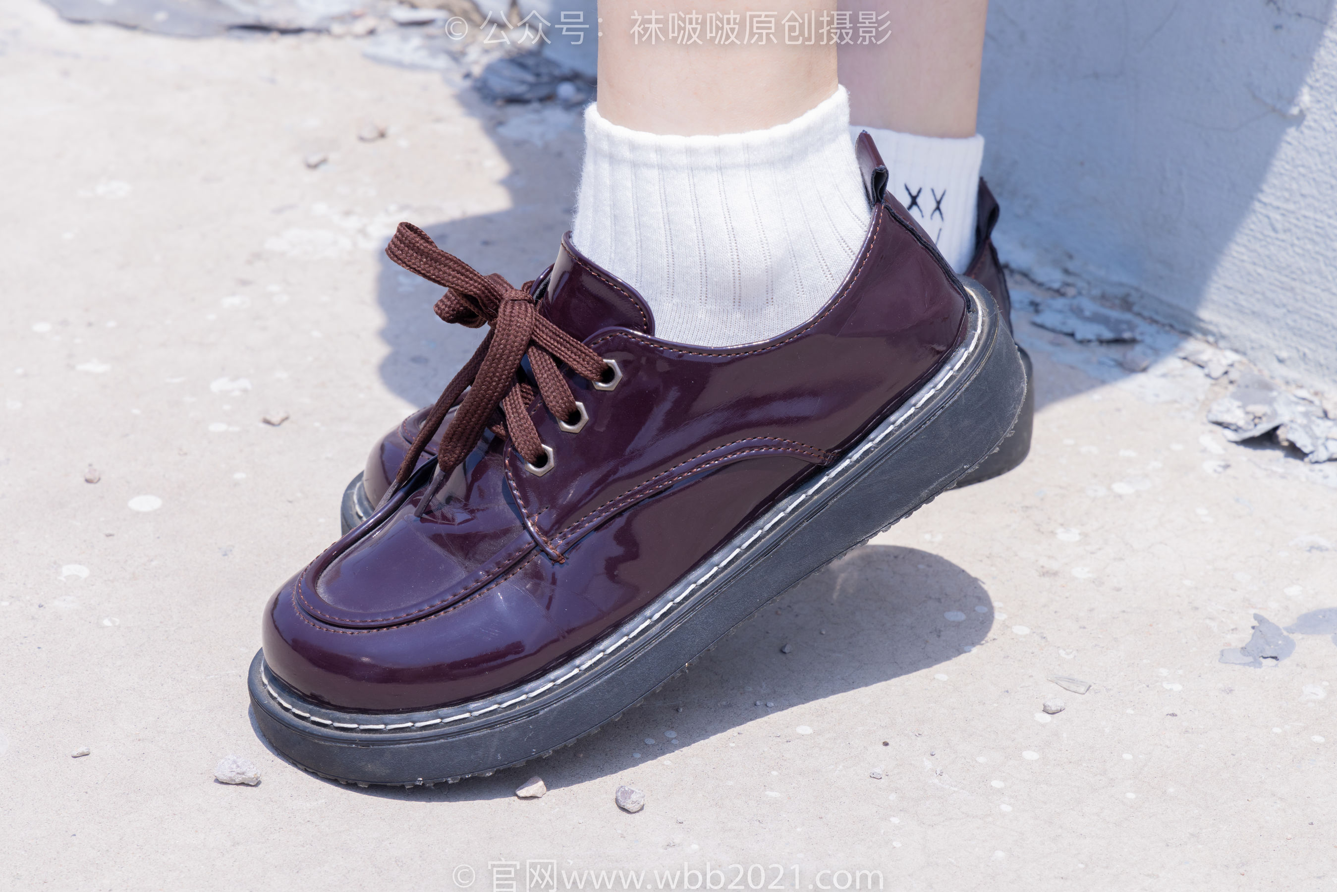 BoBoSocks袜啵啵 No.399 糯米 -皮鞋、白棉袜、jk制服