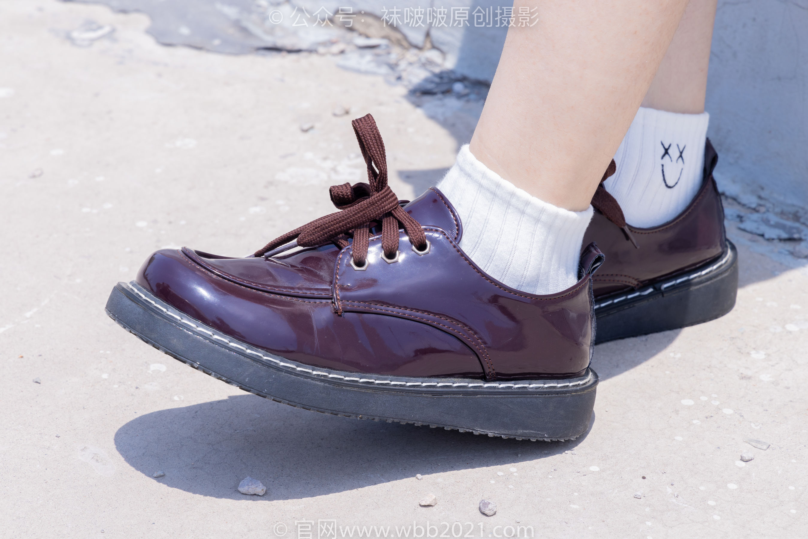 BoBoSocks袜啵啵 No.399 糯米 -皮鞋、白棉袜、jk制服