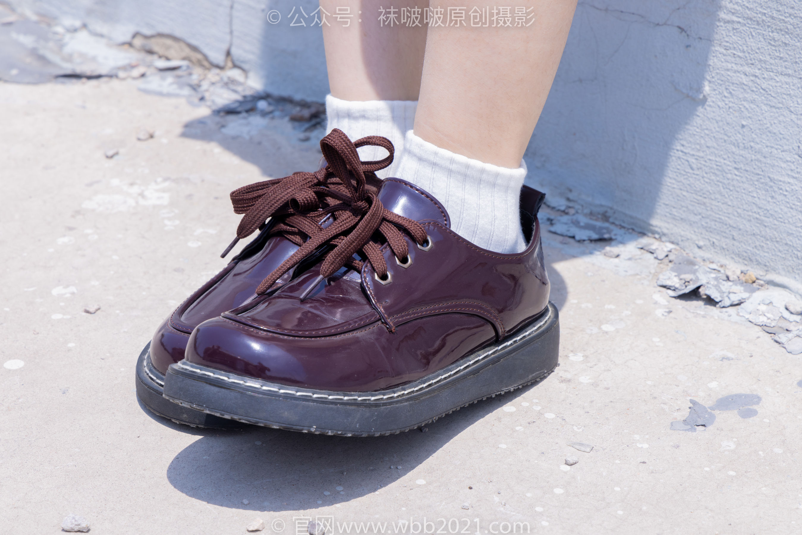 BoBoSocks袜啵啵 No.399 糯米 -皮鞋、白棉袜、jk制服