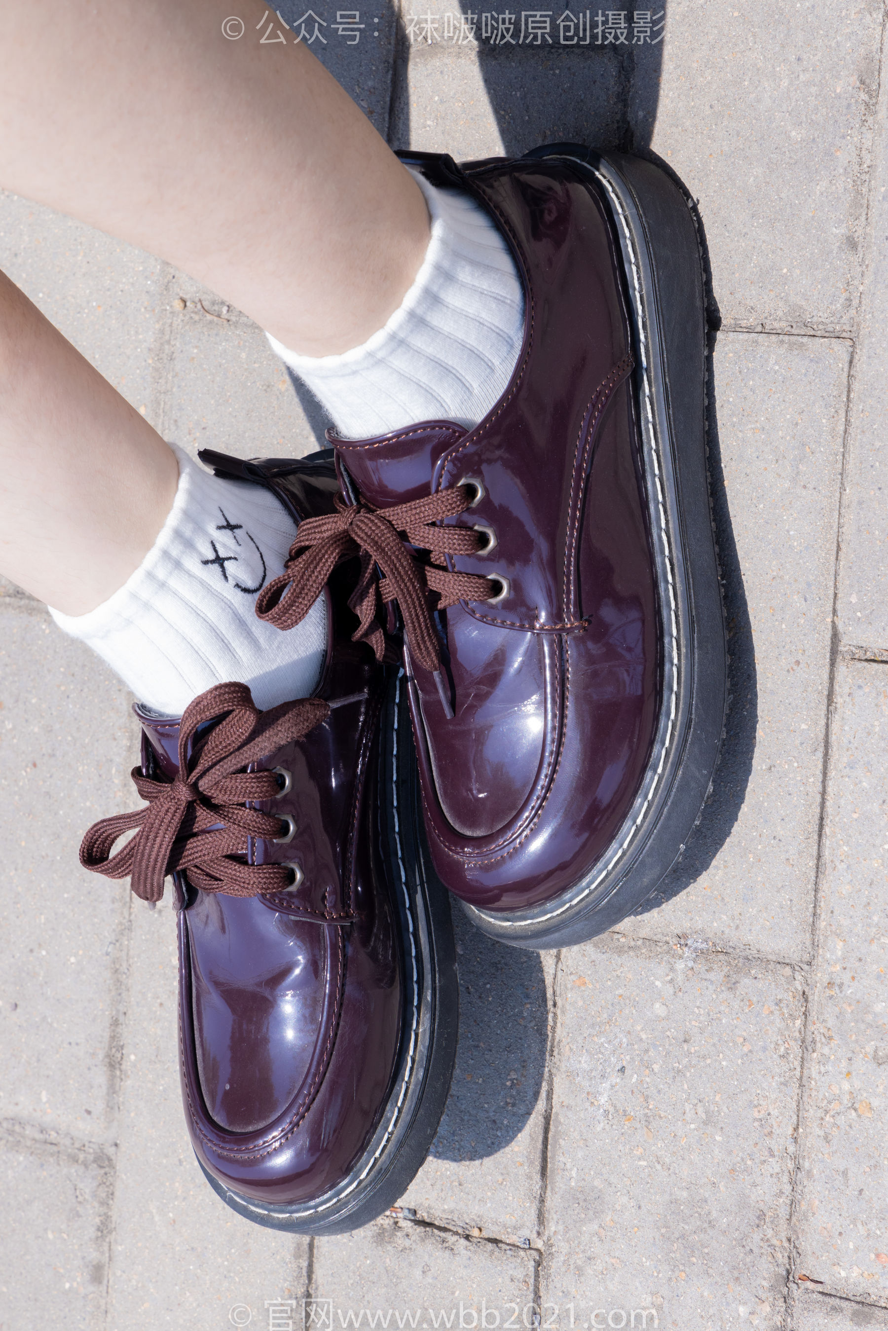 BoBoSocks袜啵啵 No.399 糯米 -皮鞋、白棉袜、jk制服