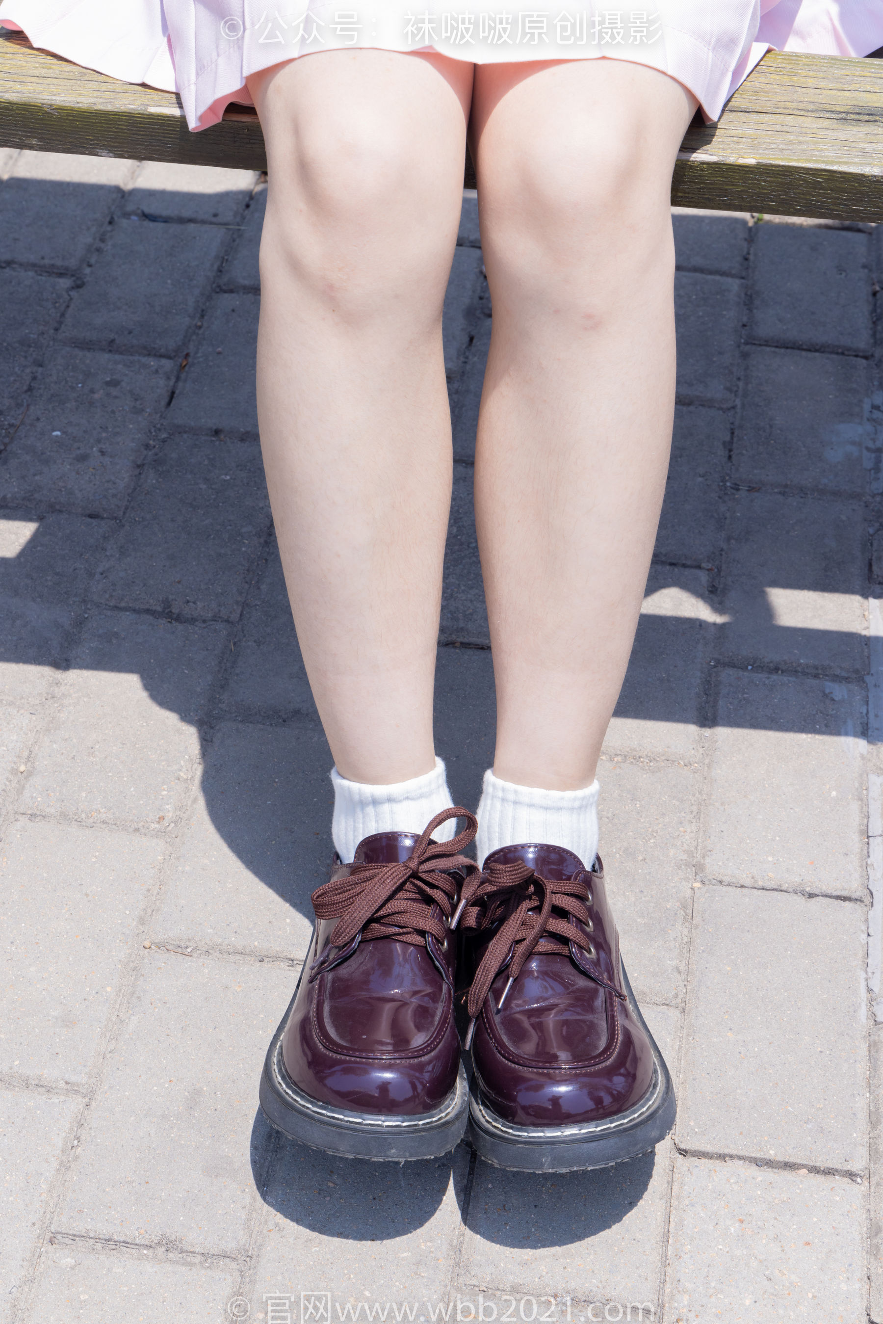 BoBoSocks袜啵啵 No.399 糯米 -皮鞋、白棉袜、jk制服