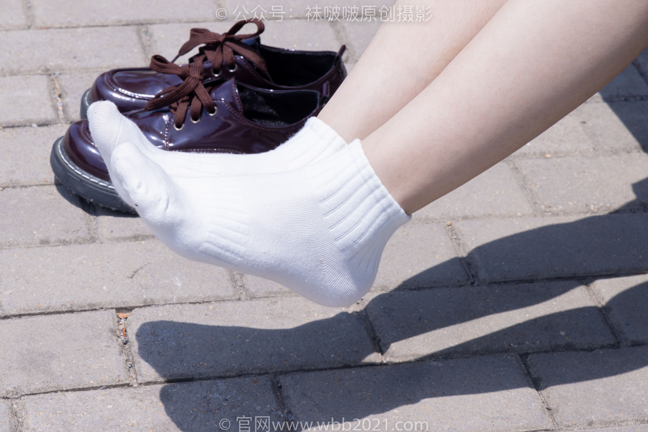 BoBoSocks袜啵啵 No.399 糯米 -皮鞋、白棉袜、jk制服
