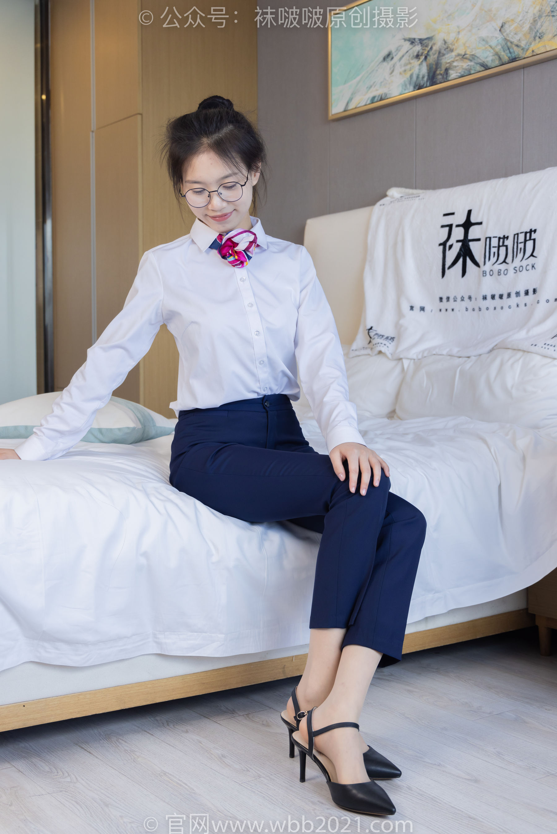 BoBoSocks袜啵啵 No.401 芝士 -高跟鞋、肉丝、裸足