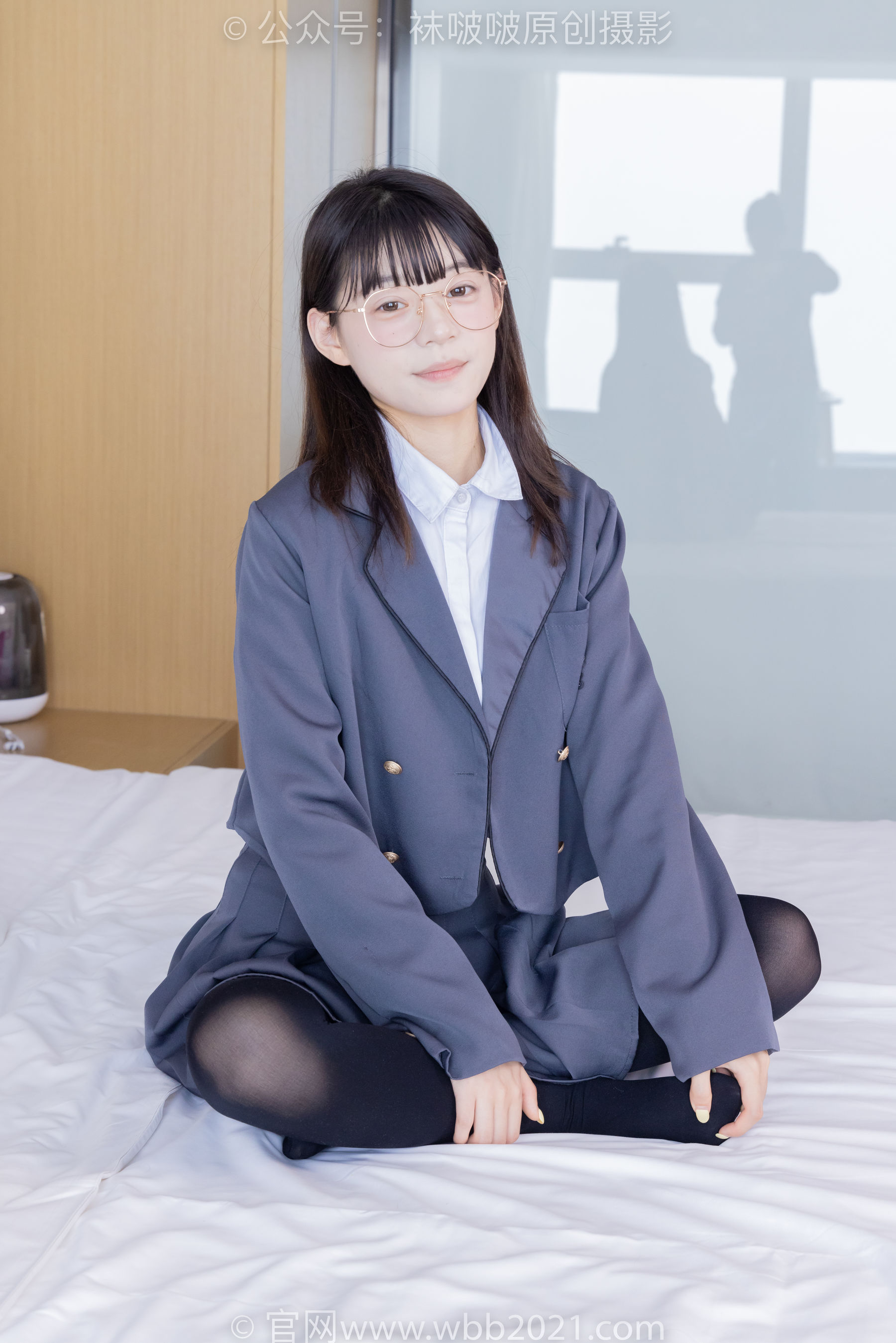 BoBoSocks袜啵啵 No.402 糯米 -皮鞋、厚黑丝、学院jk