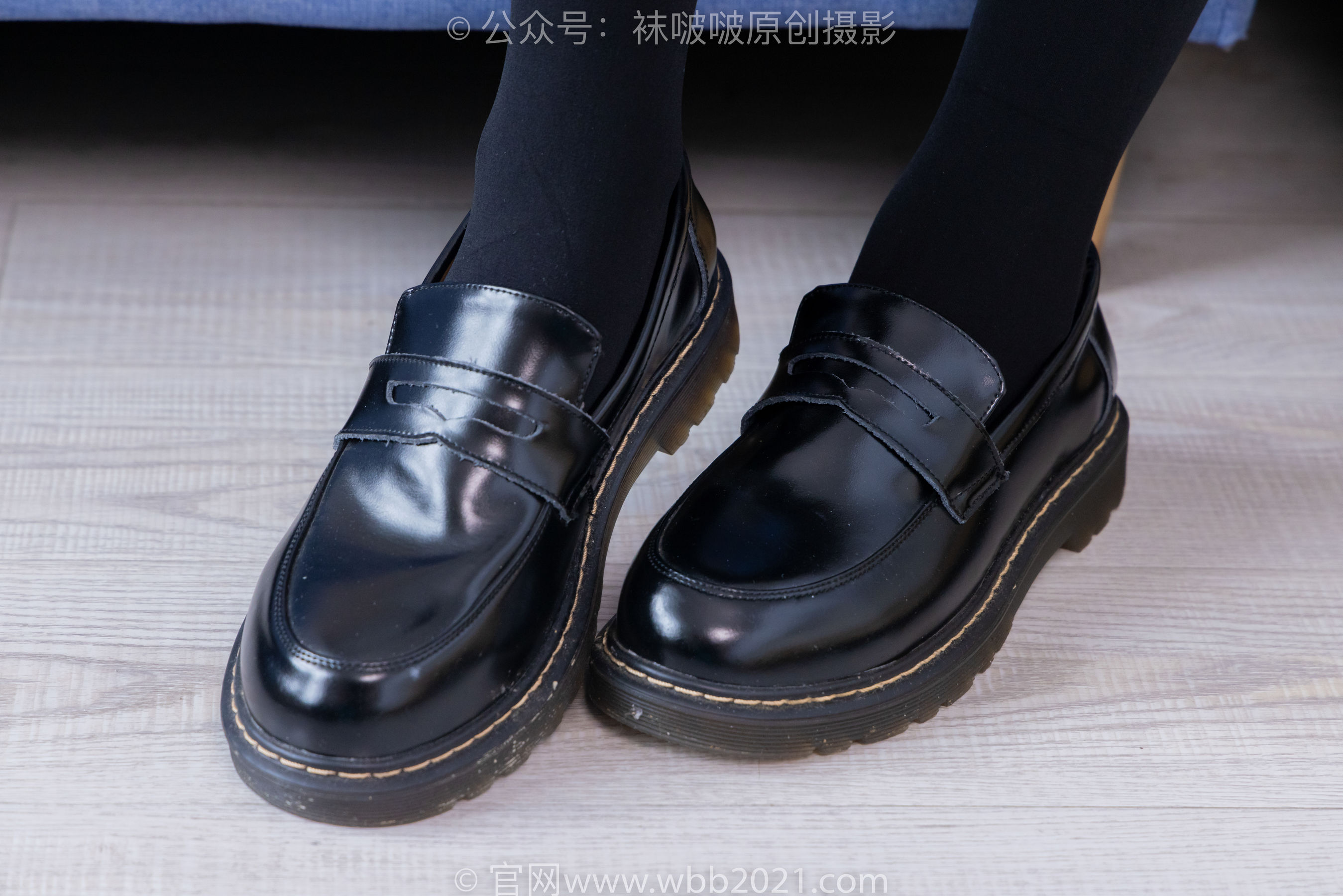 BoBoSocks袜啵啵 No.402 糯米 -皮鞋、厚黑丝、学院jk