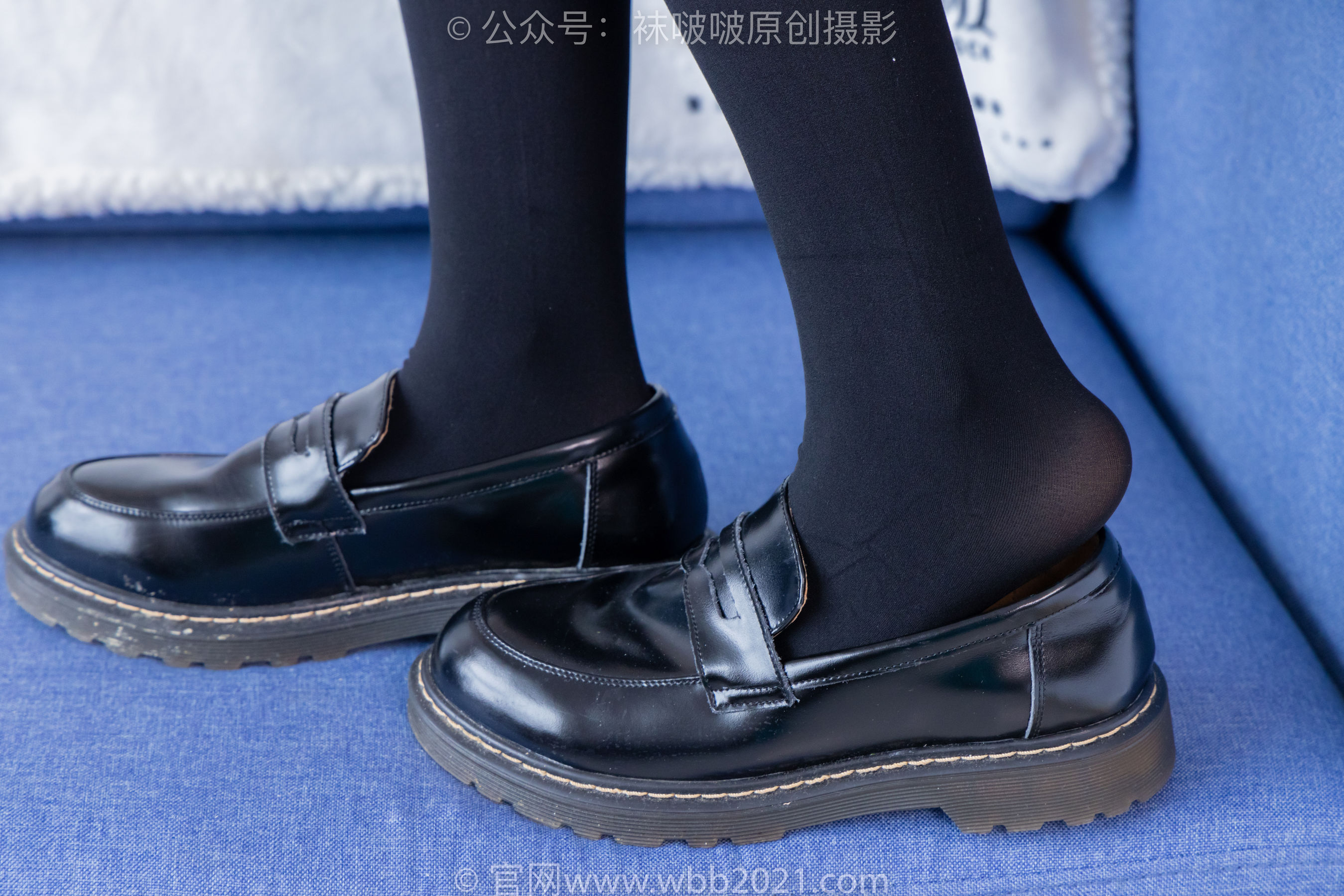 BoBoSocks袜啵啵 No.402 糯米 -皮鞋、厚黑丝、学院jk