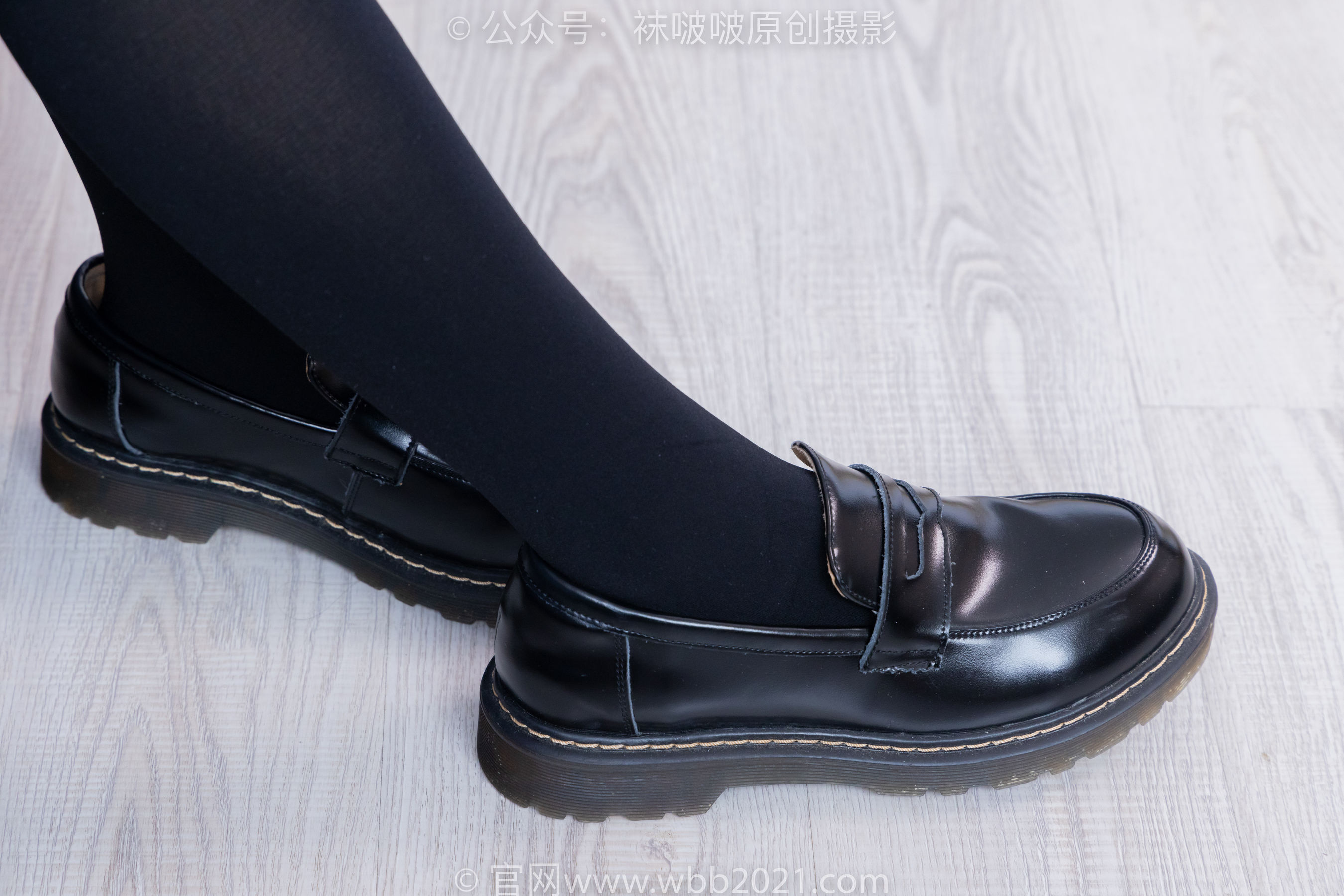 BoBoSocks袜啵啵 No.402 糯米 -皮鞋、厚黑丝、学院jk