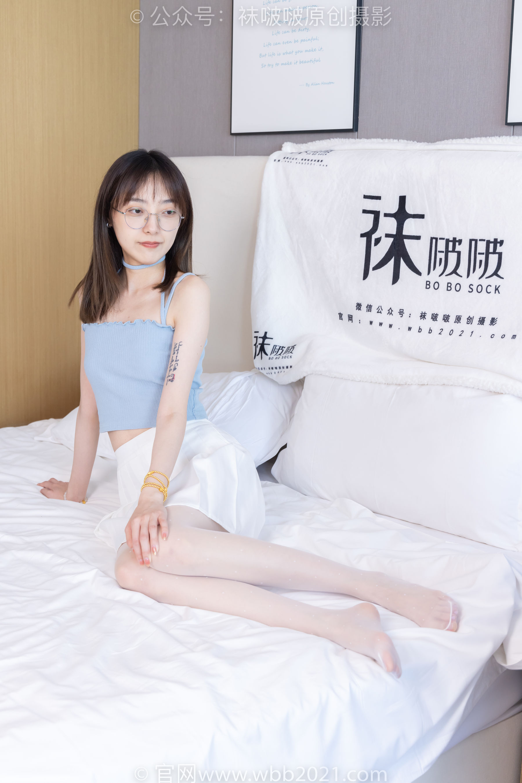 BoBoSocks袜啵啵 No.403 稚予 -高跟鞋、板鞋、波点黑丝、波点白丝