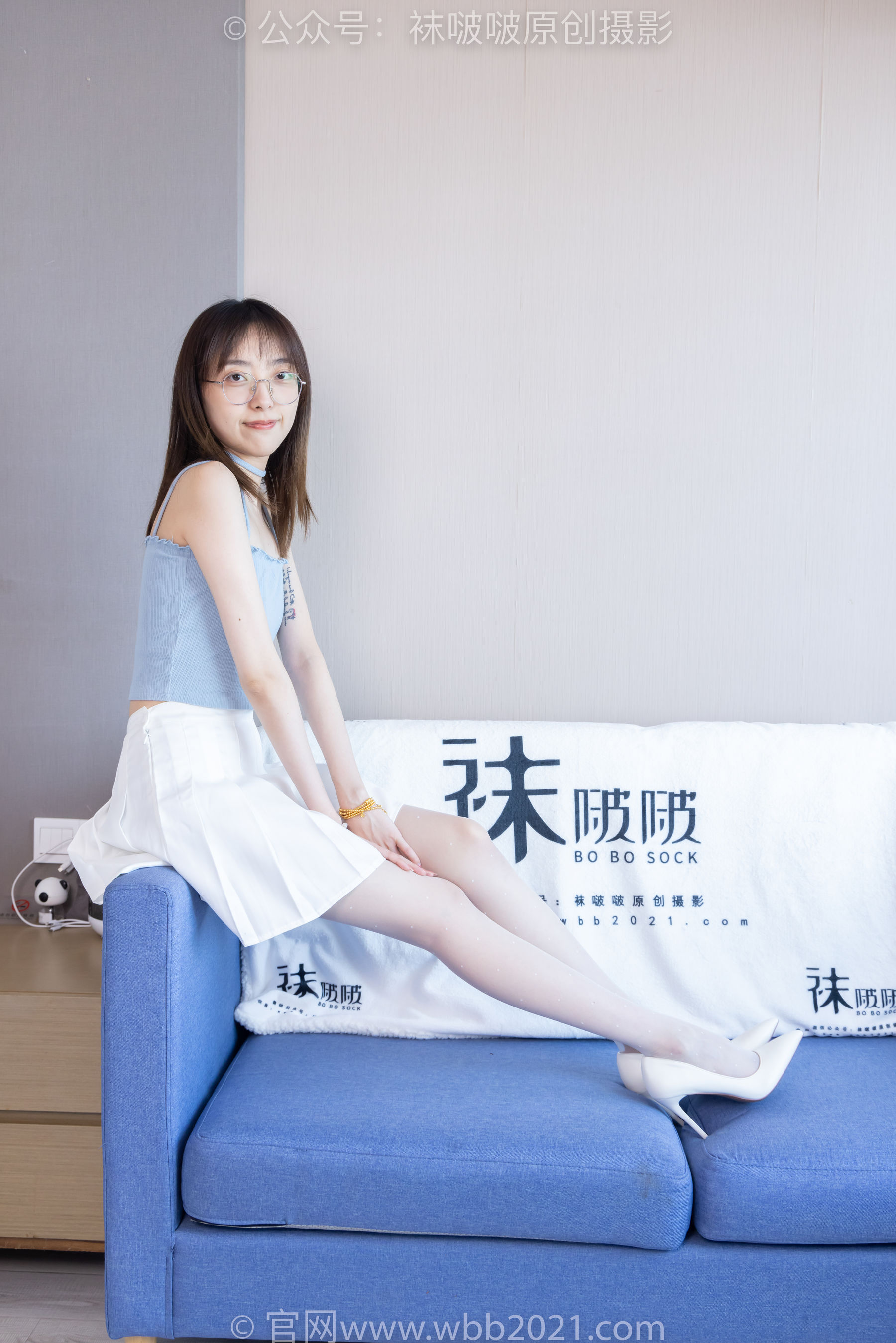 BoBoSocks袜啵啵 No.403 稚予 -高跟鞋、板鞋、波点黑丝、波点白丝