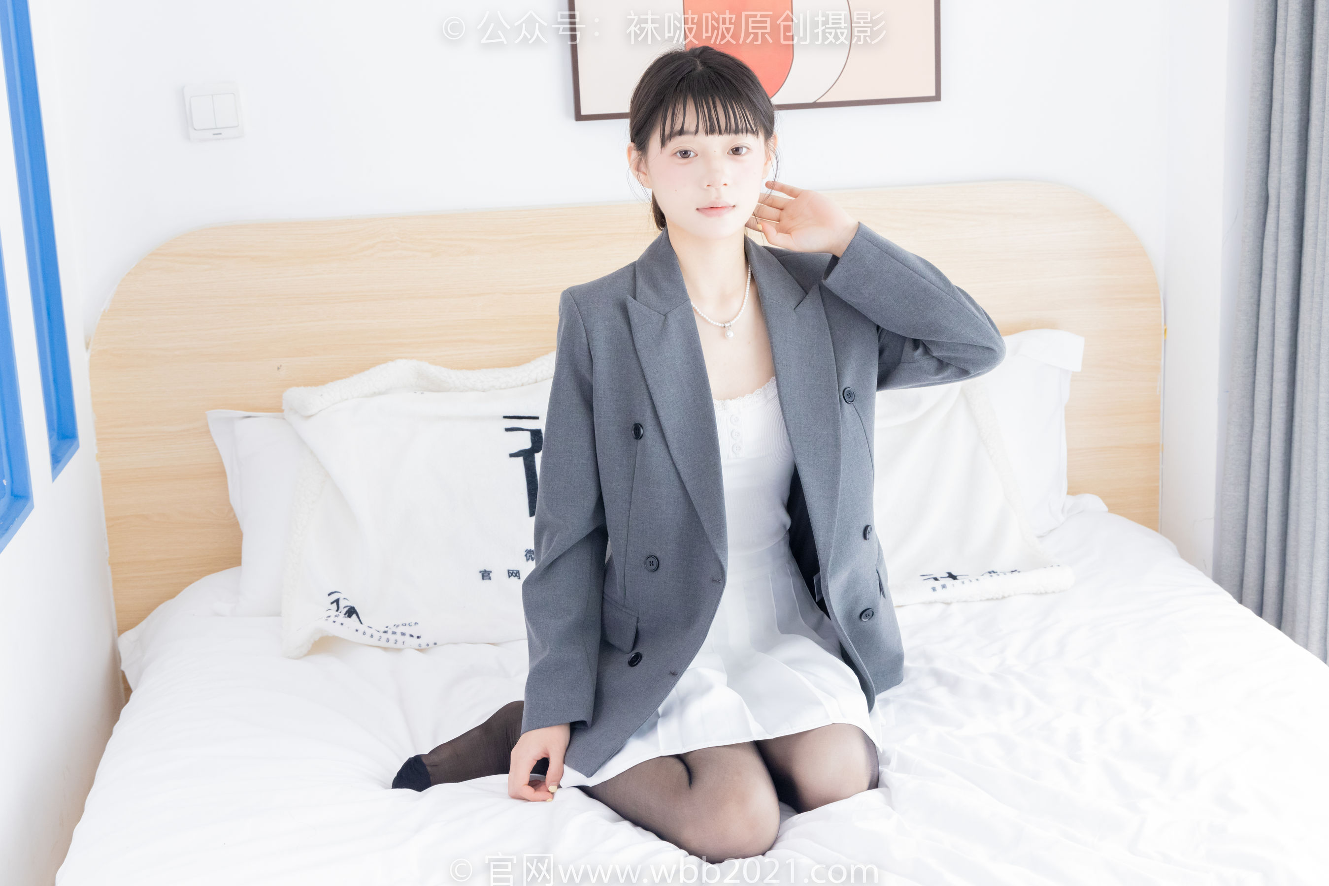 BoBoSocks袜啵啵 No.404 糯米 -板鞋、黑丝、ol风
