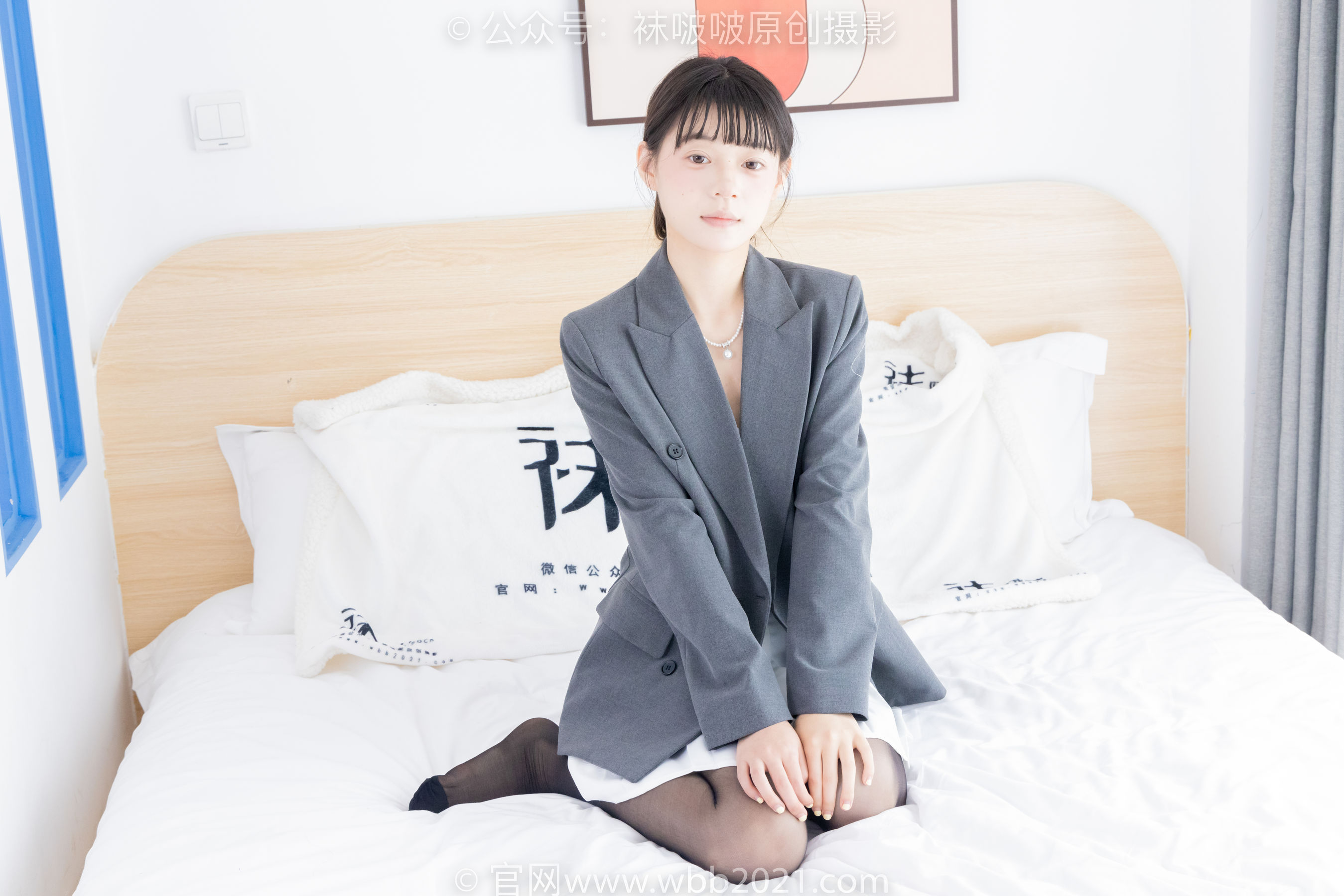 BoBoSocks袜啵啵 No.404 糯米 -板鞋、黑丝、ol风