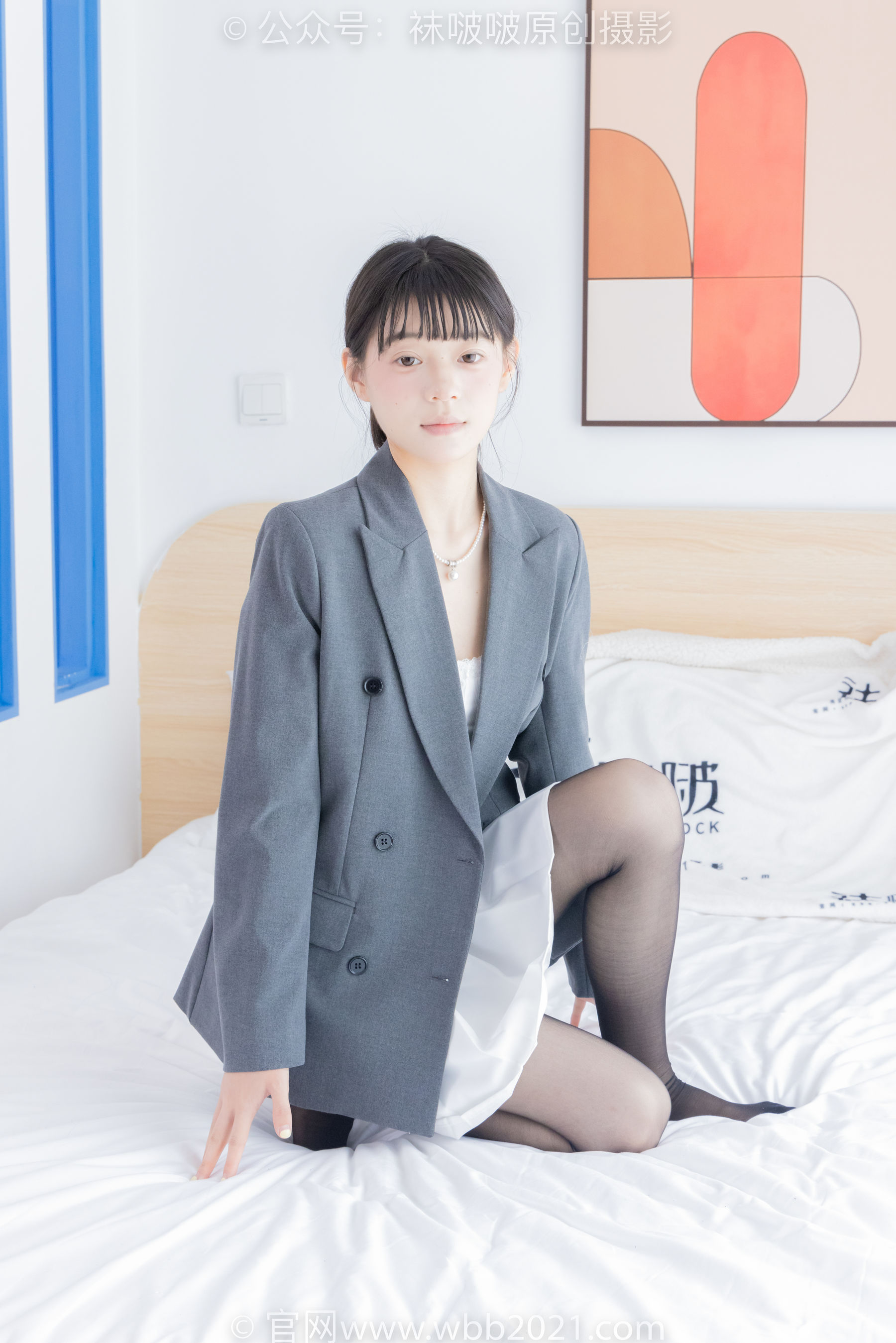 BoBoSocks袜啵啵 No.404 糯米 -板鞋、黑丝、ol风