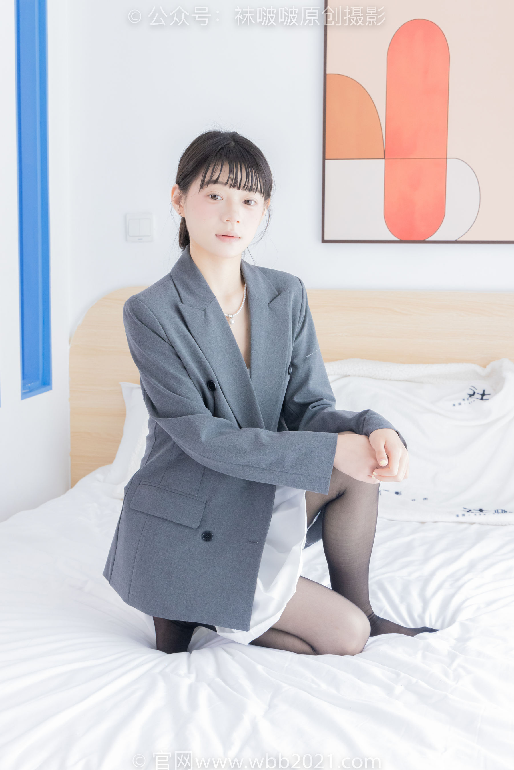 BoBoSocks袜啵啵 No.404 糯米 -板鞋、黑丝、ol风