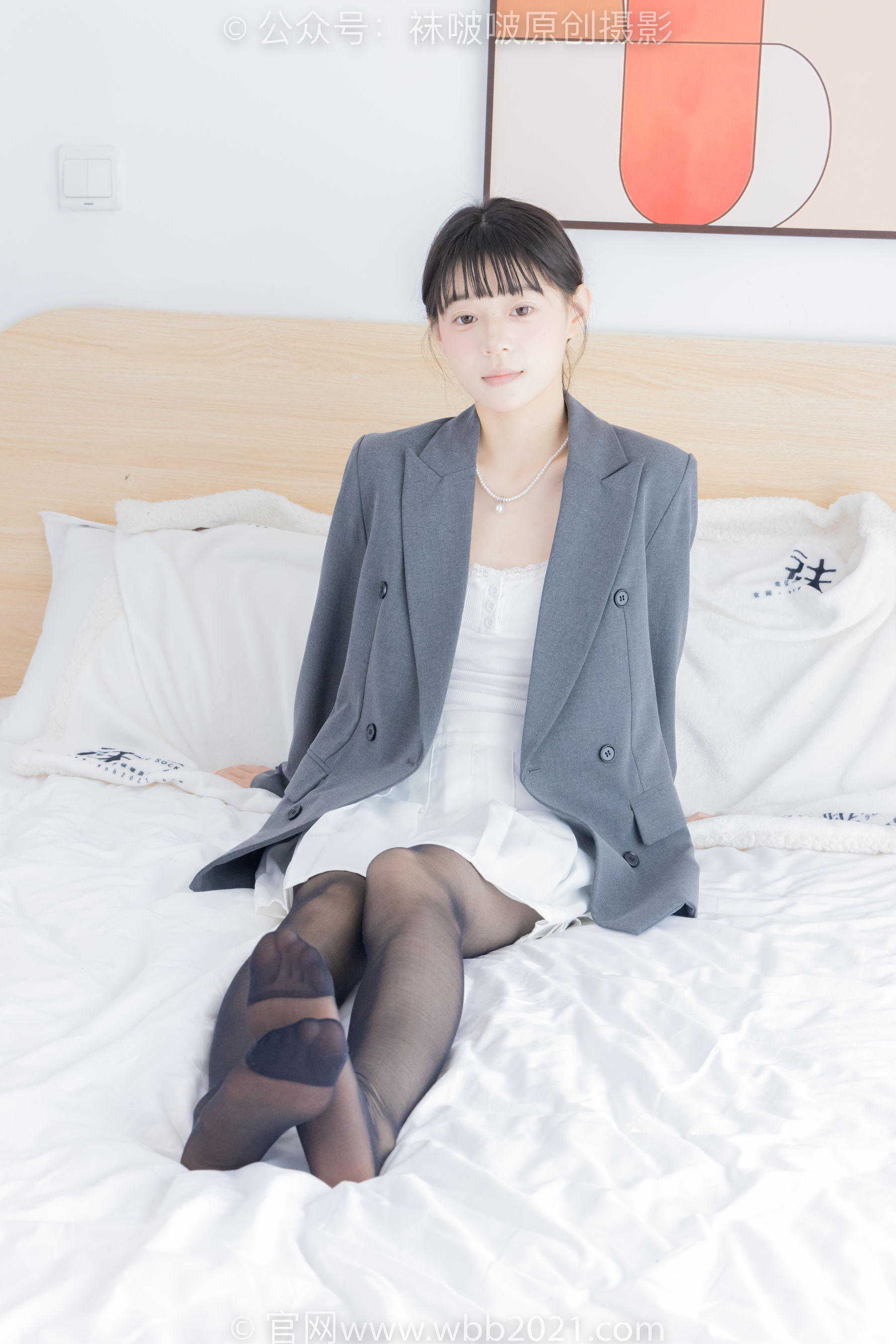 BoBoSocks袜啵啵 No.404 糯米 -板鞋、黑丝、ol风