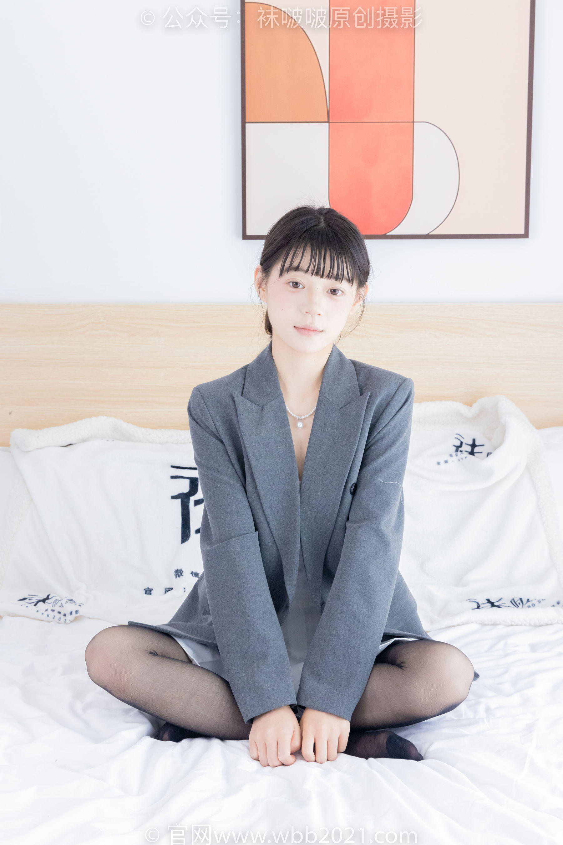 BoBoSocks袜啵啵 No.404 糯米 -板鞋、黑丝、ol风