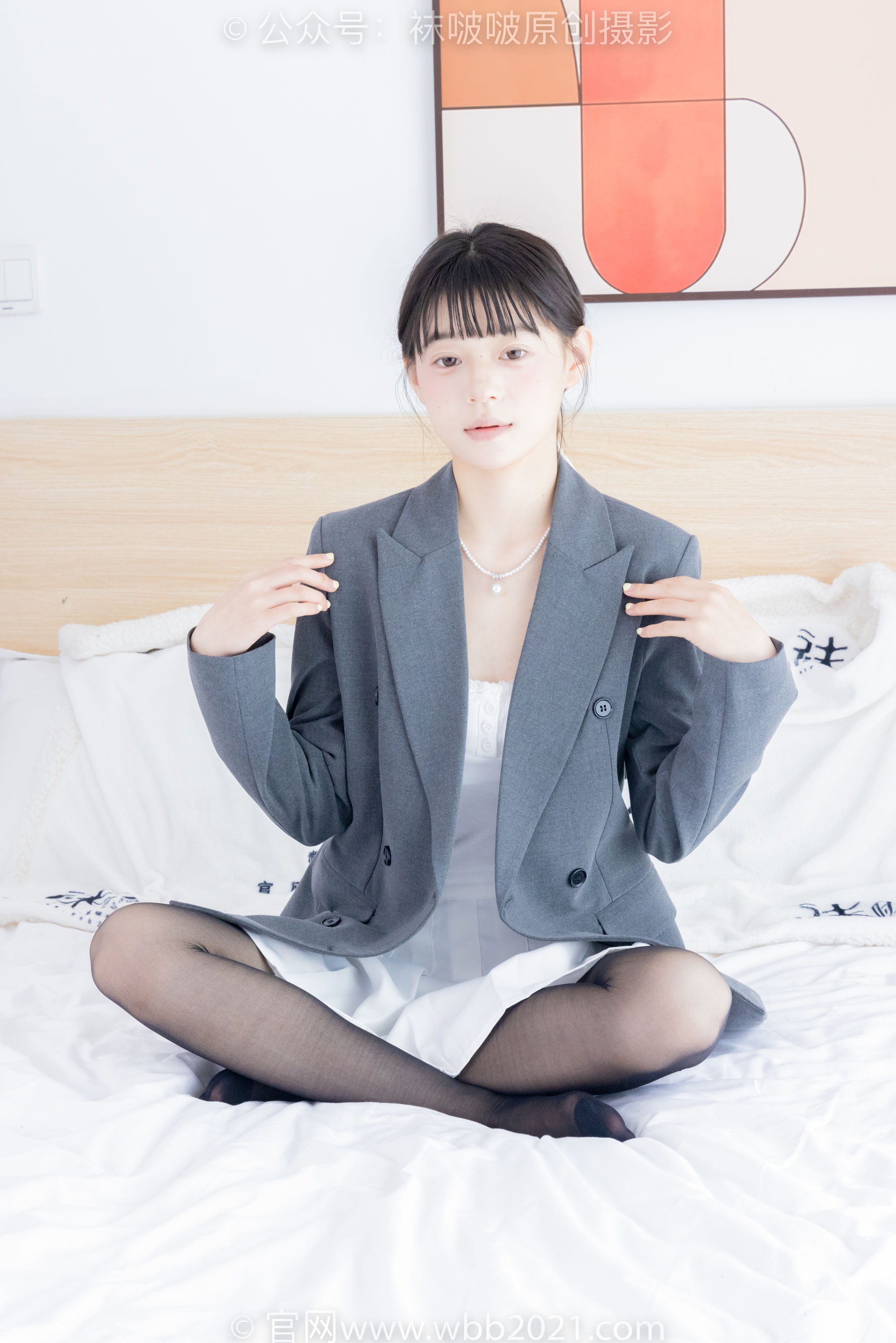 BoBoSocks袜啵啵 No.404 糯米 -板鞋、黑丝、ol风