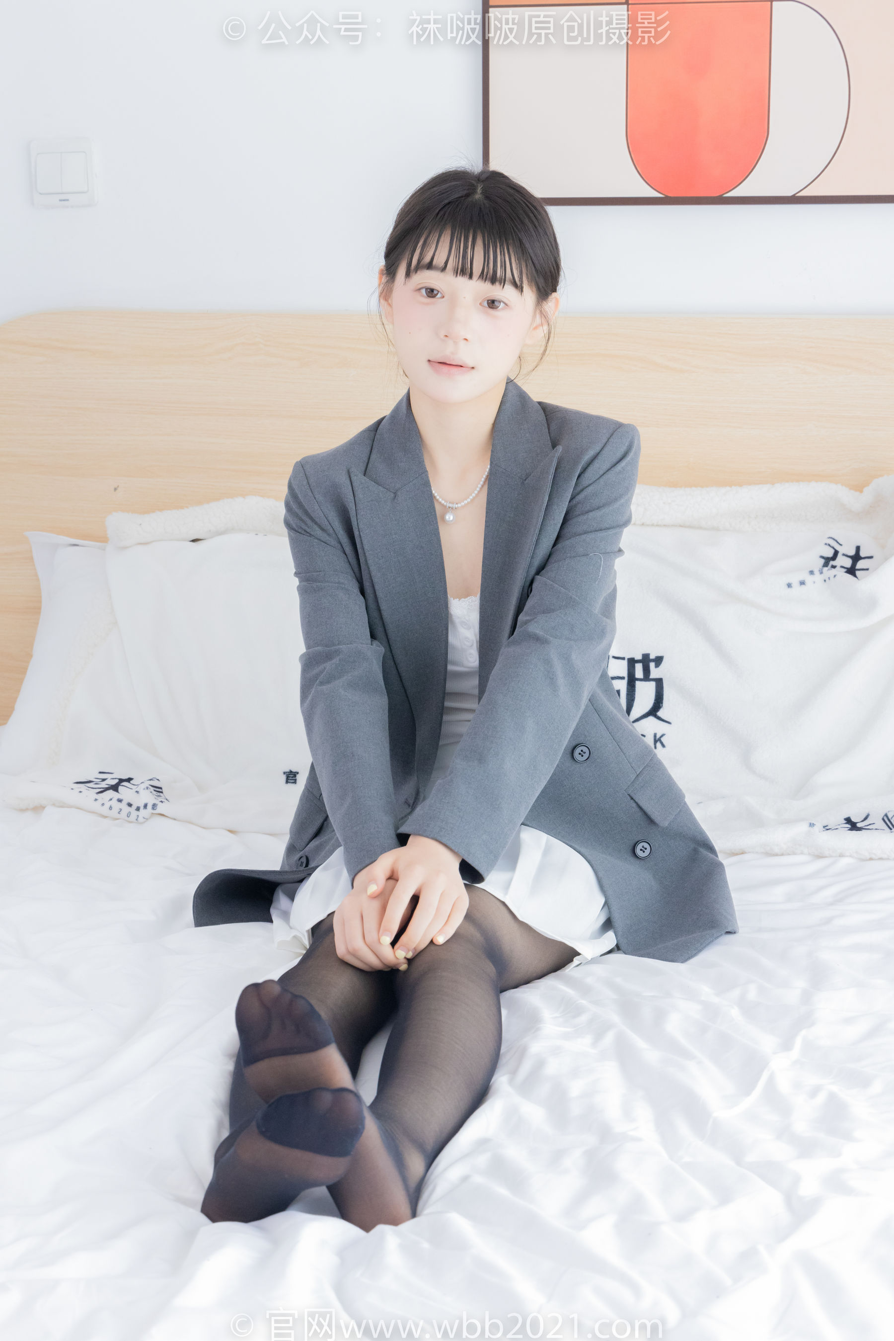 BoBoSocks袜啵啵 No.404 糯米 -板鞋、黑丝、ol风