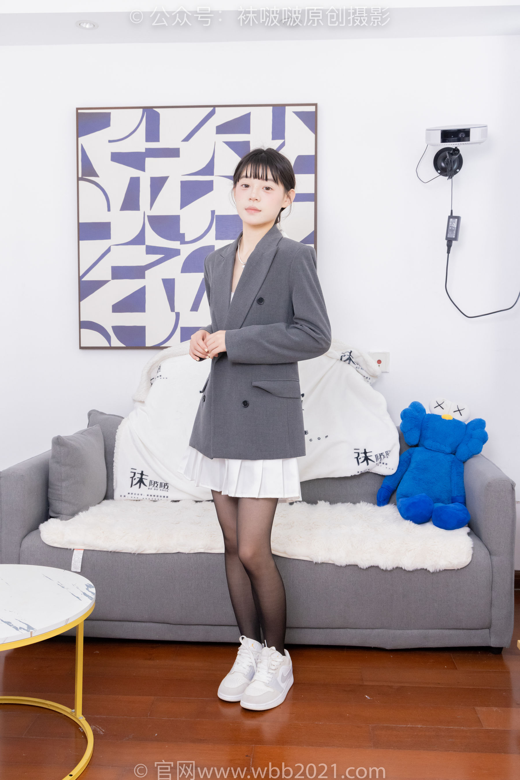 BoBoSocks袜啵啵 No.404 糯米 -板鞋、黑丝、ol风