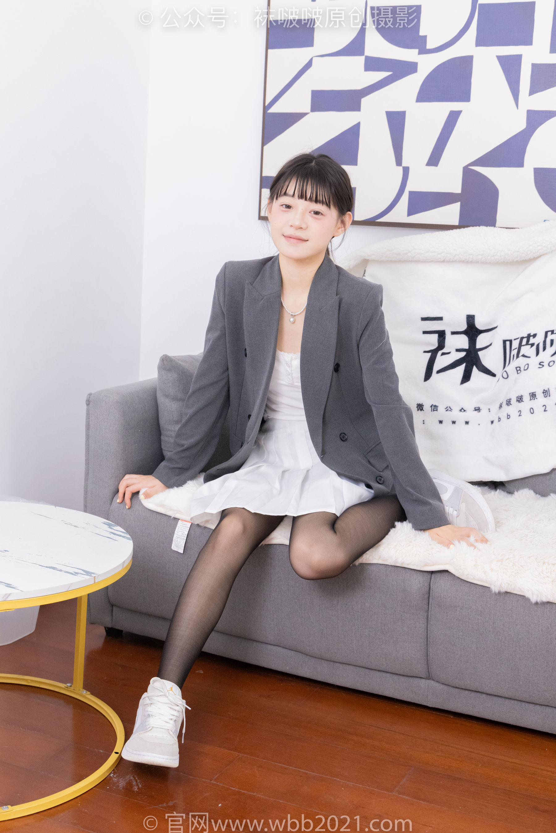 BoBoSocks袜啵啵 No.404 糯米 -板鞋、黑丝、ol风