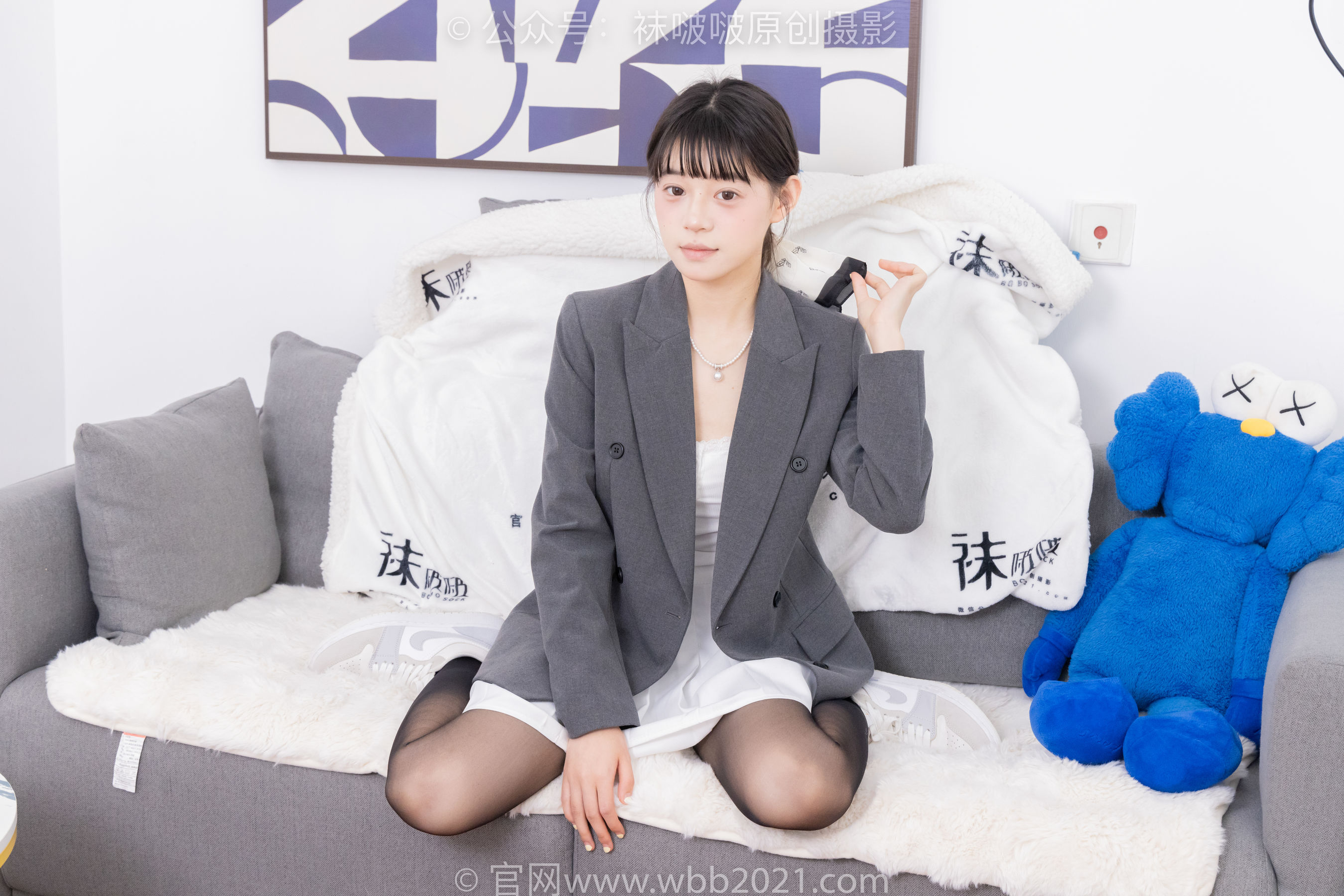 BoBoSocks袜啵啵 No.404 糯米 -板鞋、黑丝、ol风