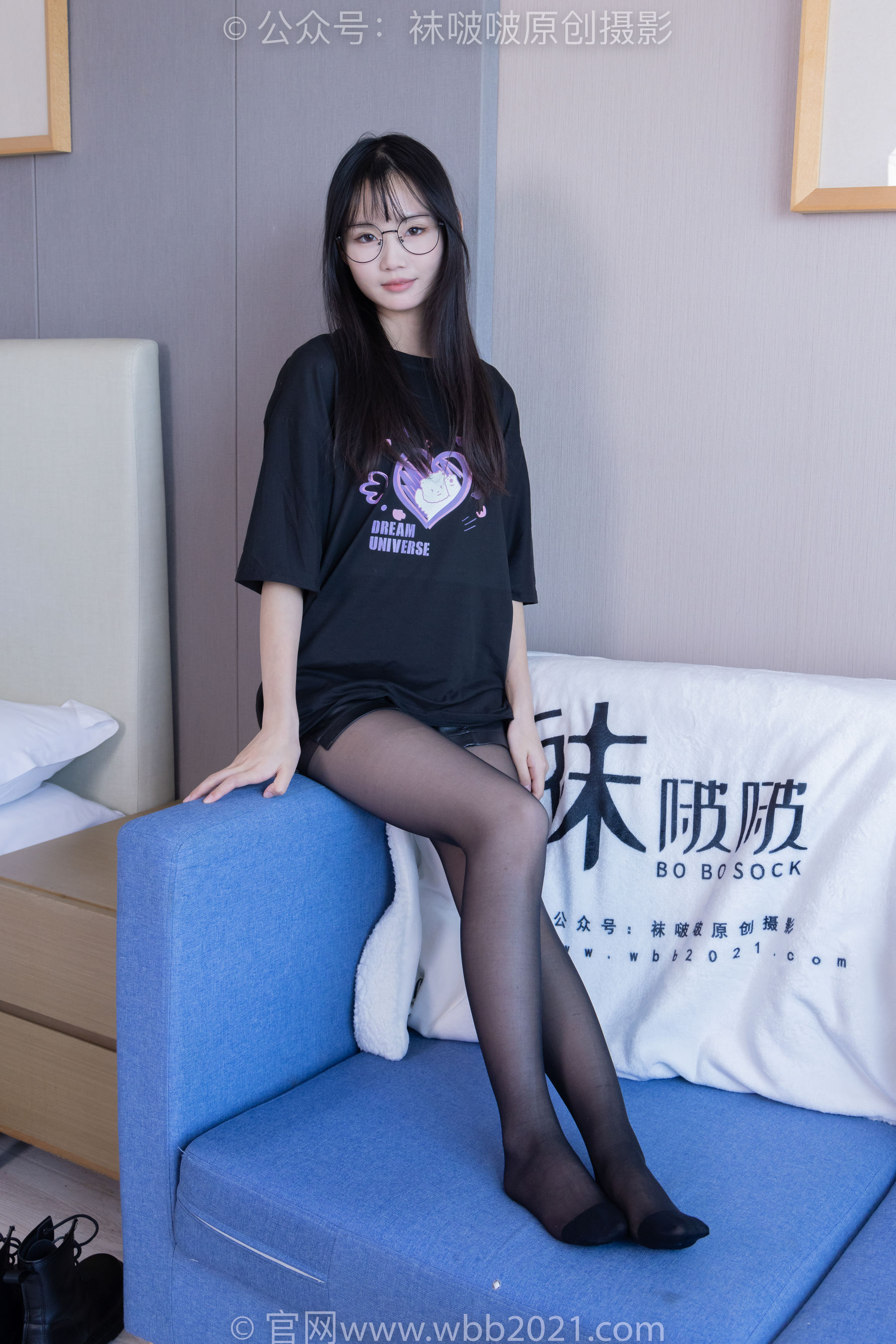 BoBoSocks袜啵啵 No.406 甜甜圈 -马丁靴、黑丝