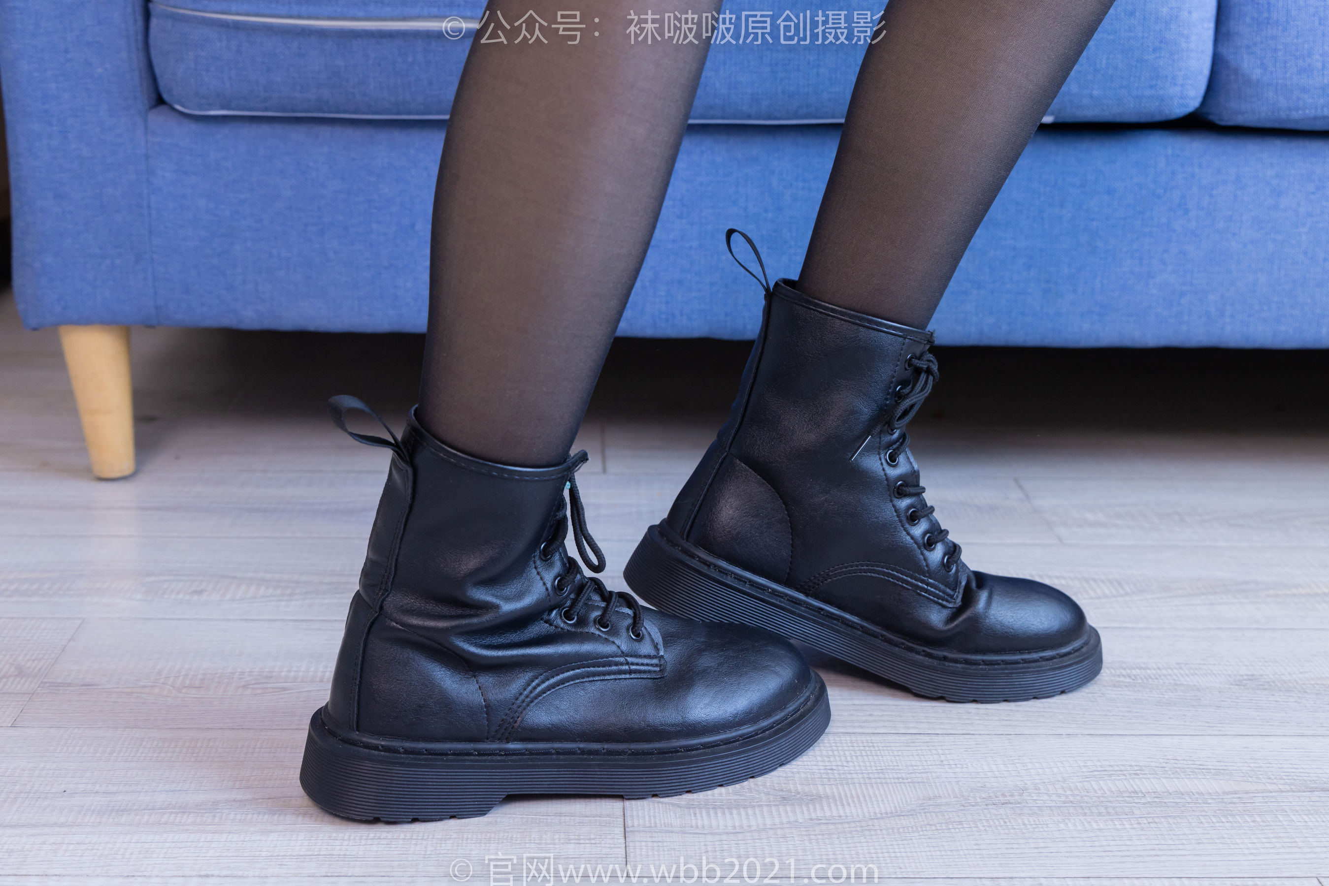 BoBoSocks袜啵啵 No.406 甜甜圈 -马丁靴、黑丝