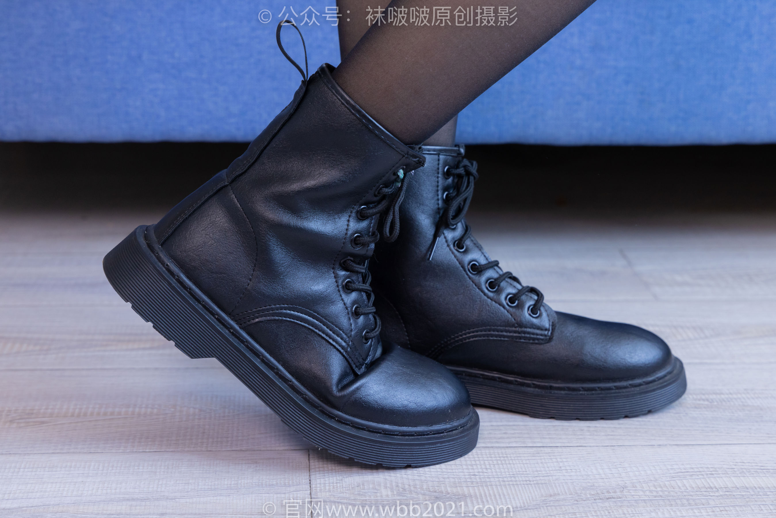 BoBoSocks袜啵啵 No.406 甜甜圈 -马丁靴、黑丝