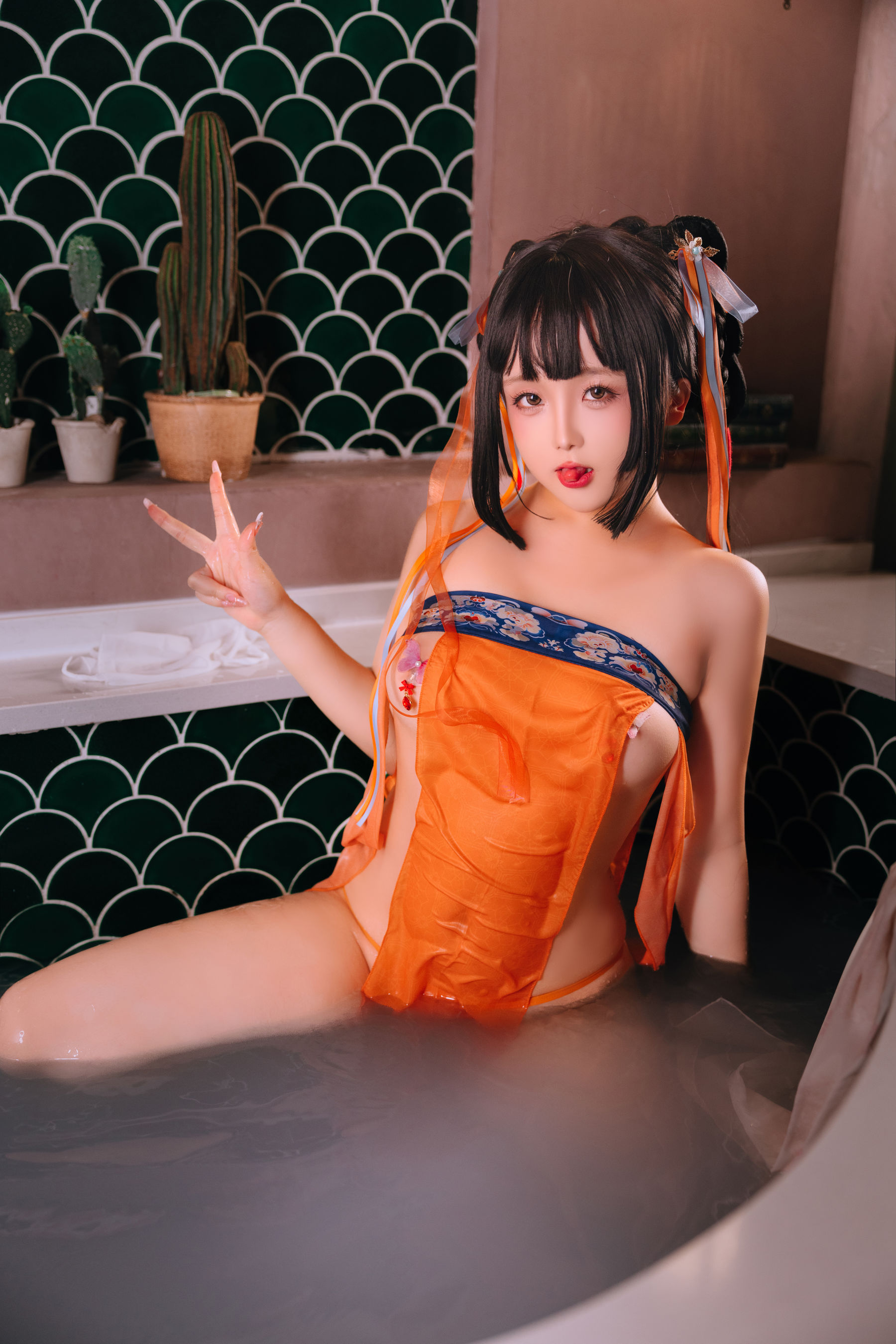 Cosplay日奈娇 - 鸳鸯浴