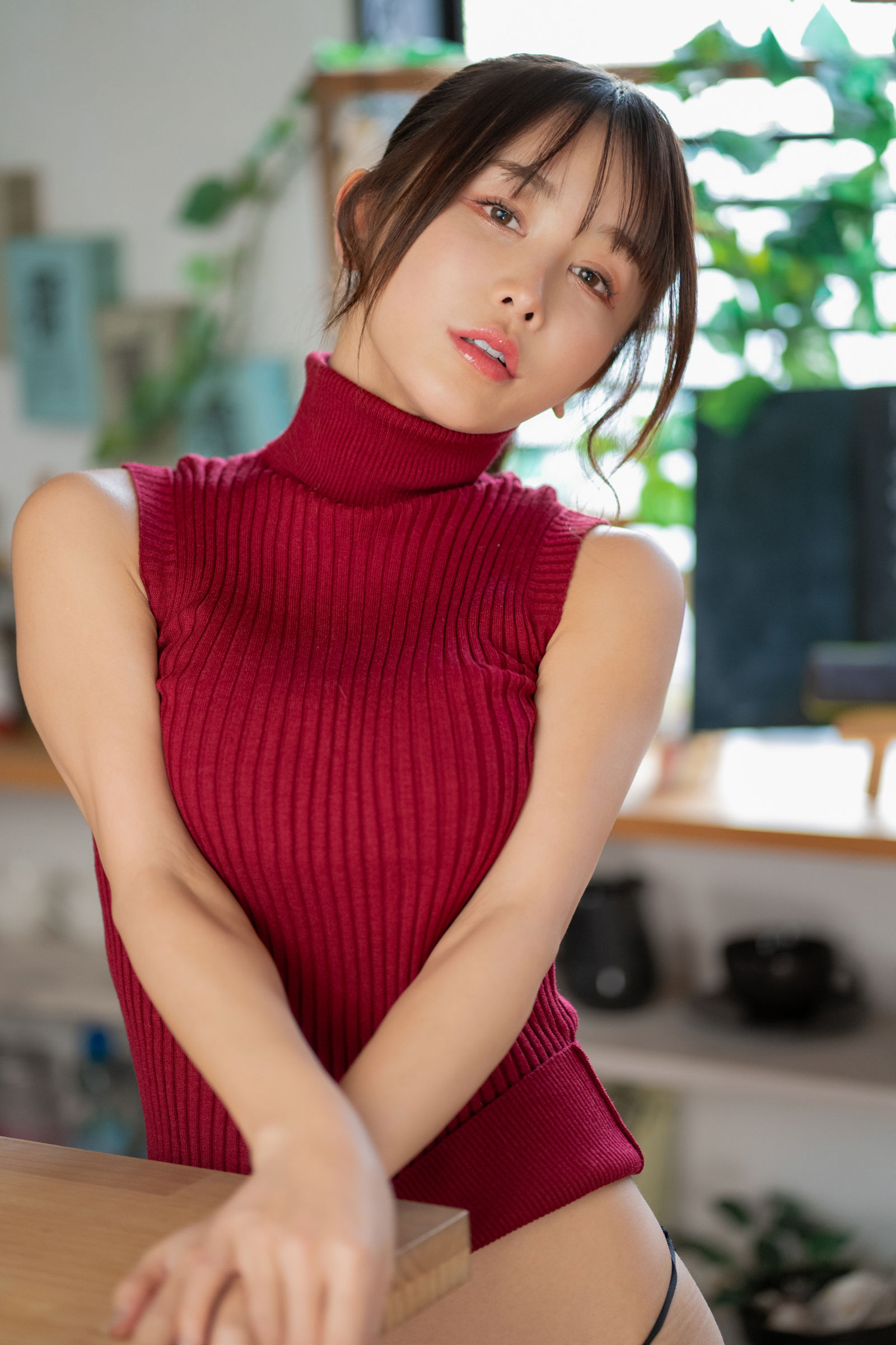 いくみ – (193iKkyu3) [Fantia] [2024.02.11] Lingerie×Red Knit