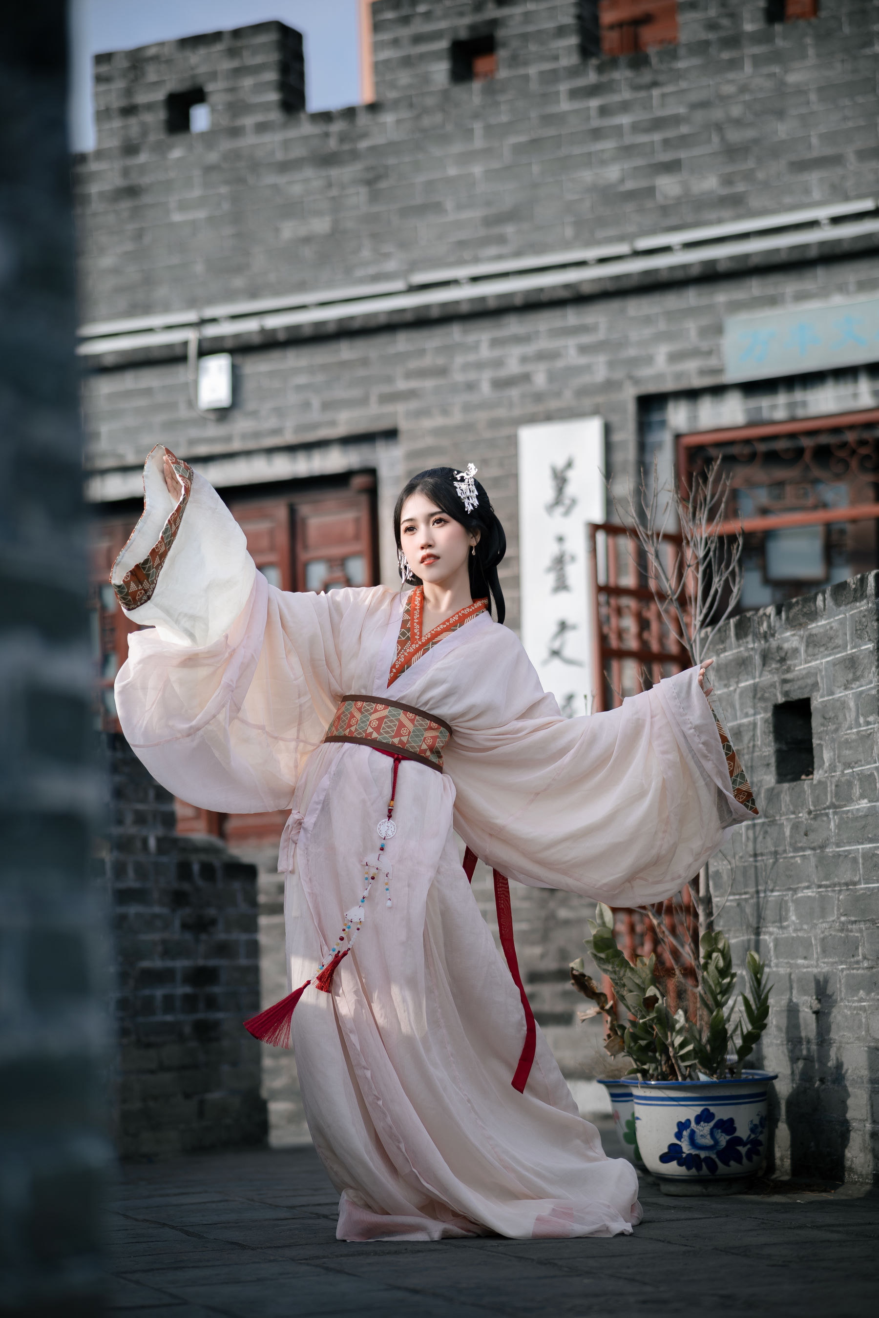 微博人气Coser 不呆猫 - 战国袍