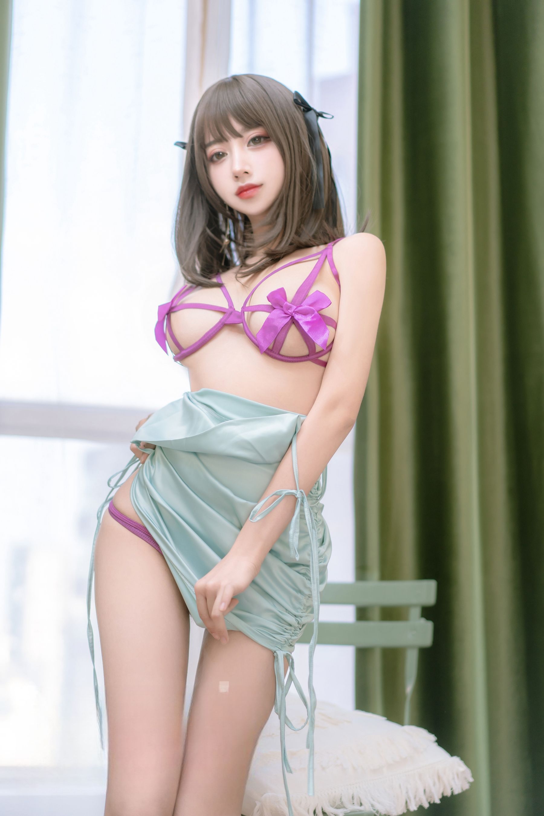 斗鱼米线线sama 写真 - 邻居家的妹妹