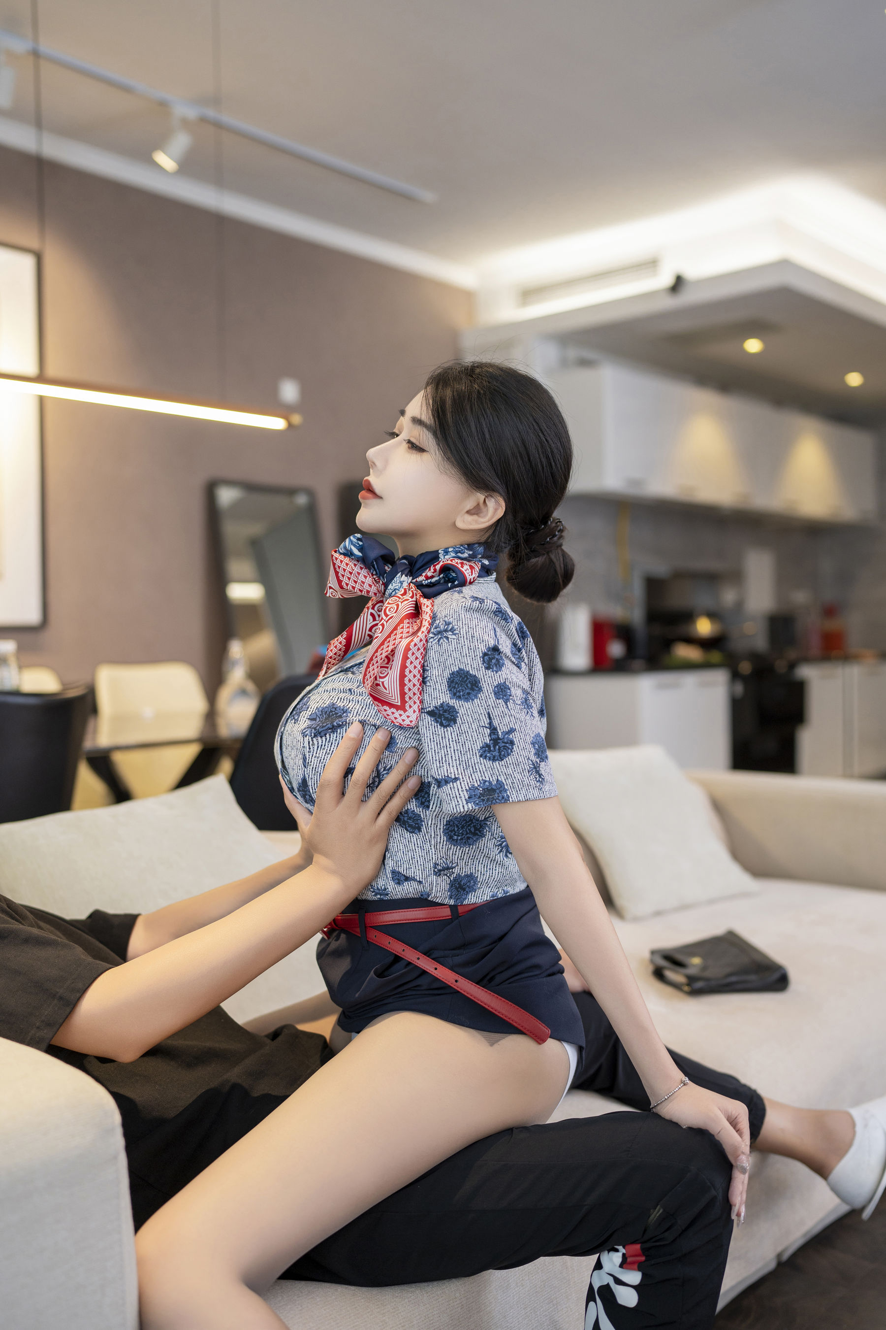 李若汐 - 性感空姐制服