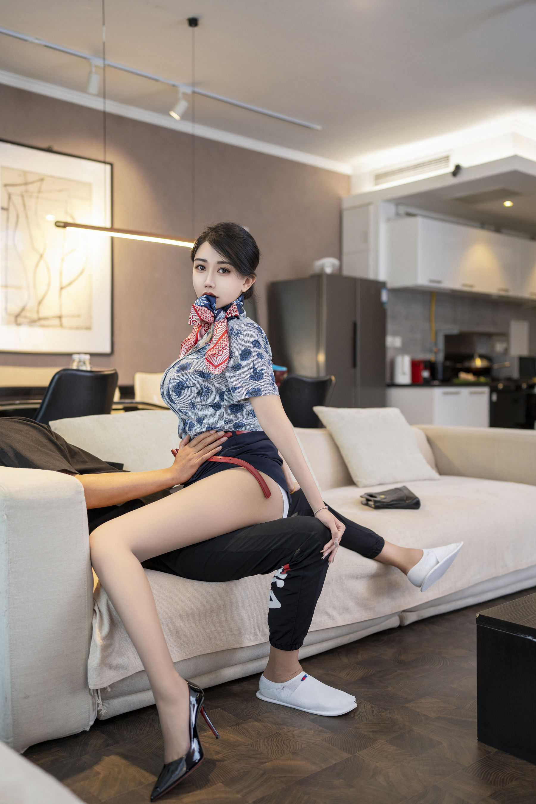 李若汐 - 性感空姐制服