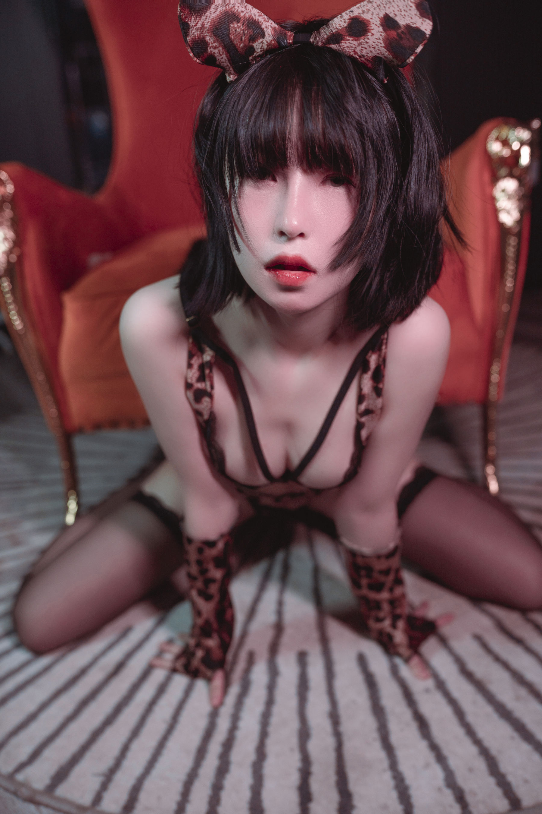 美少女晕崽 - 小豹精