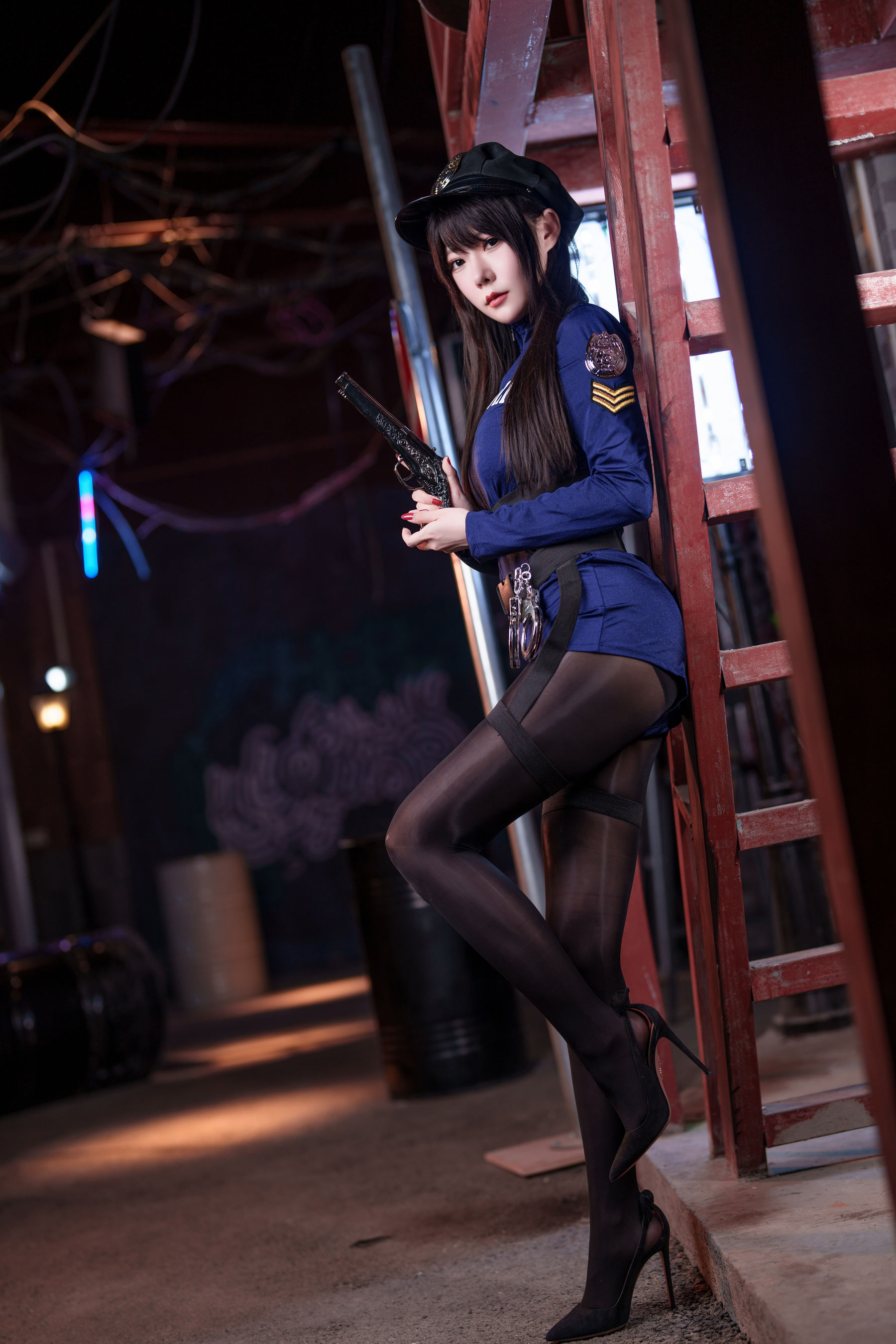 香草喵露露 写真 - 十一月舰长 女警