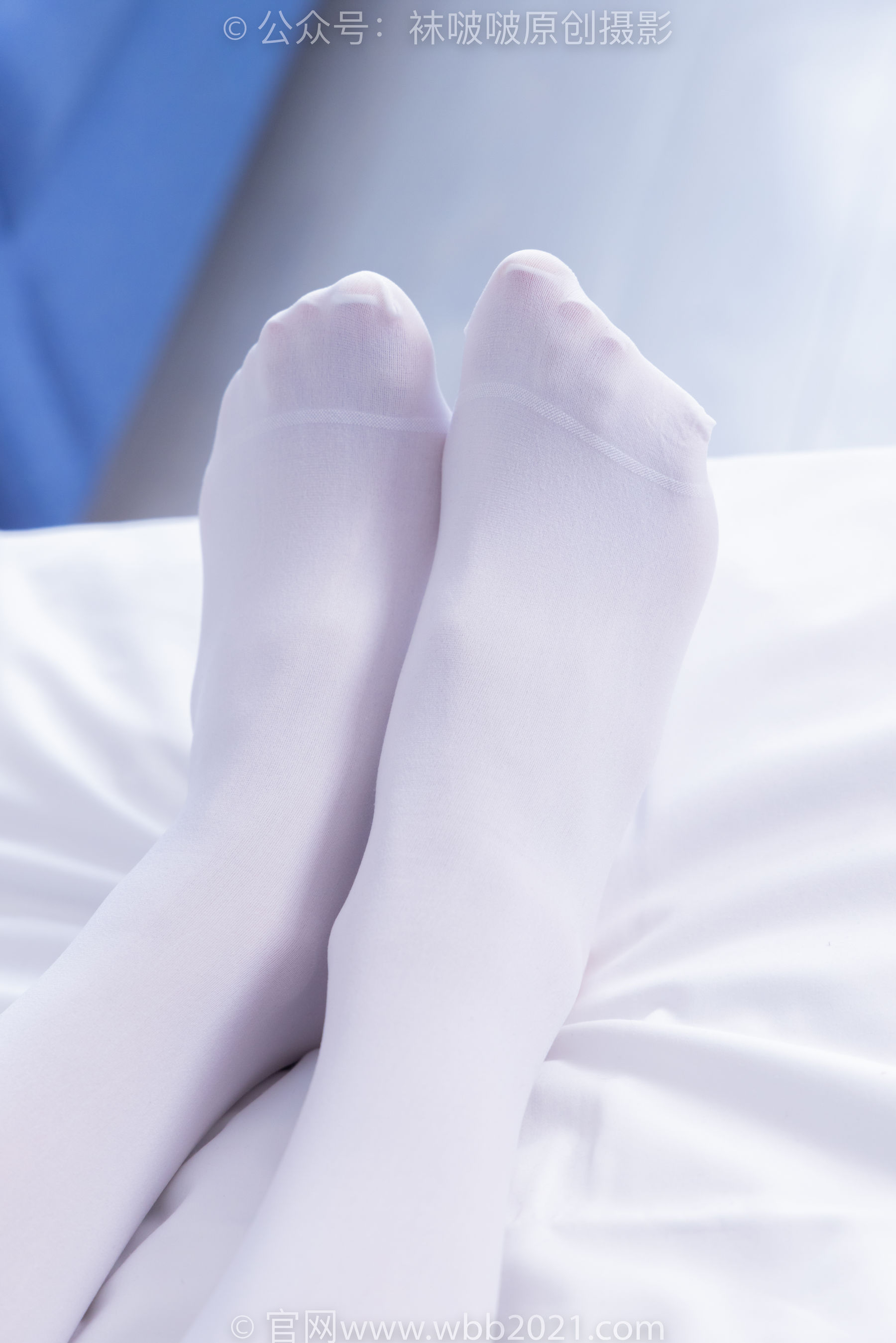 BoBoSocks袜啵啵 No.409 奶油 -两双高跟鞋、厚白丝大腿袜、裸足