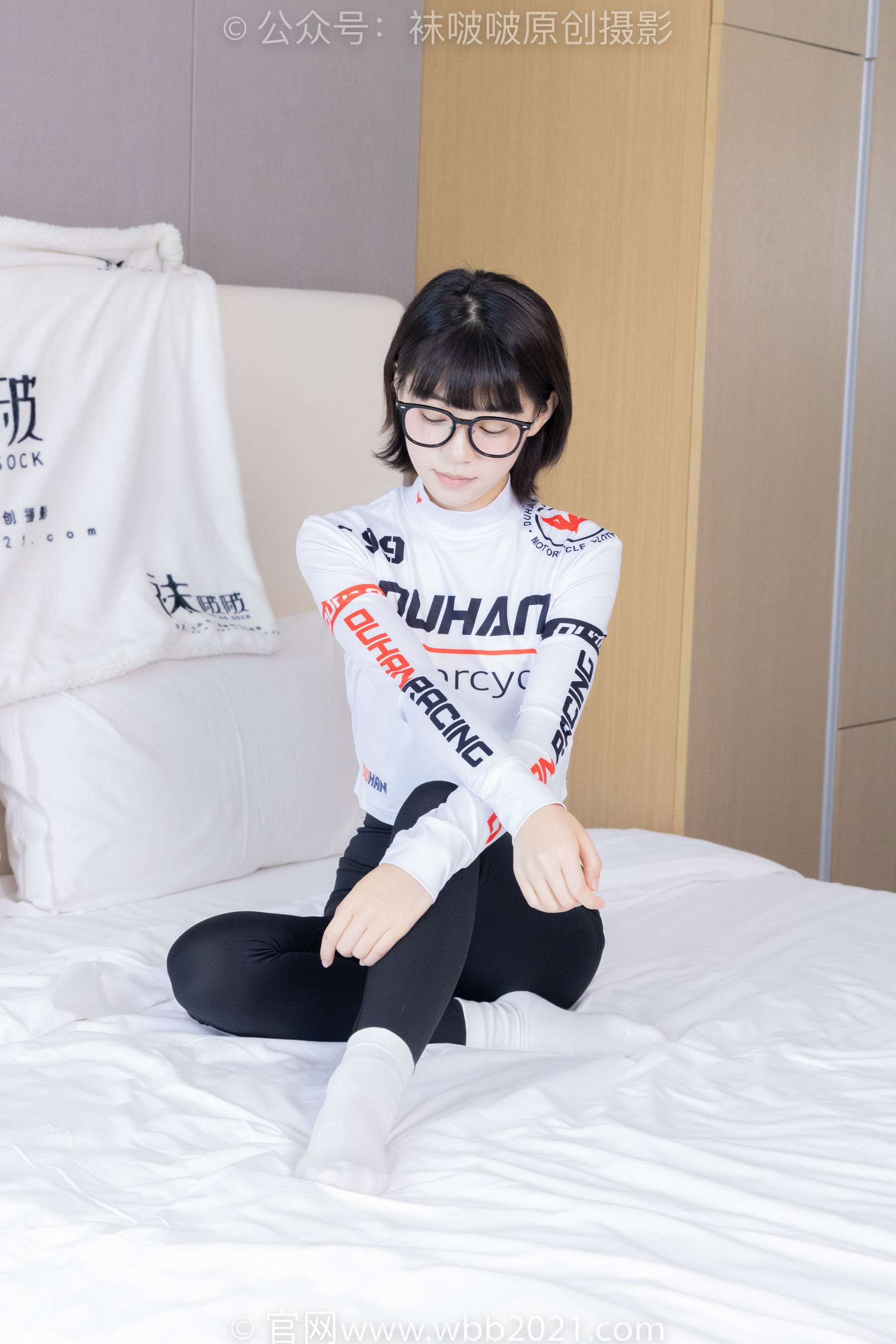 BoBoSocks袜啵啵 No.410 糯米 -运动鞋、白棉袜、肉丝、瑜伽裤裤里丝