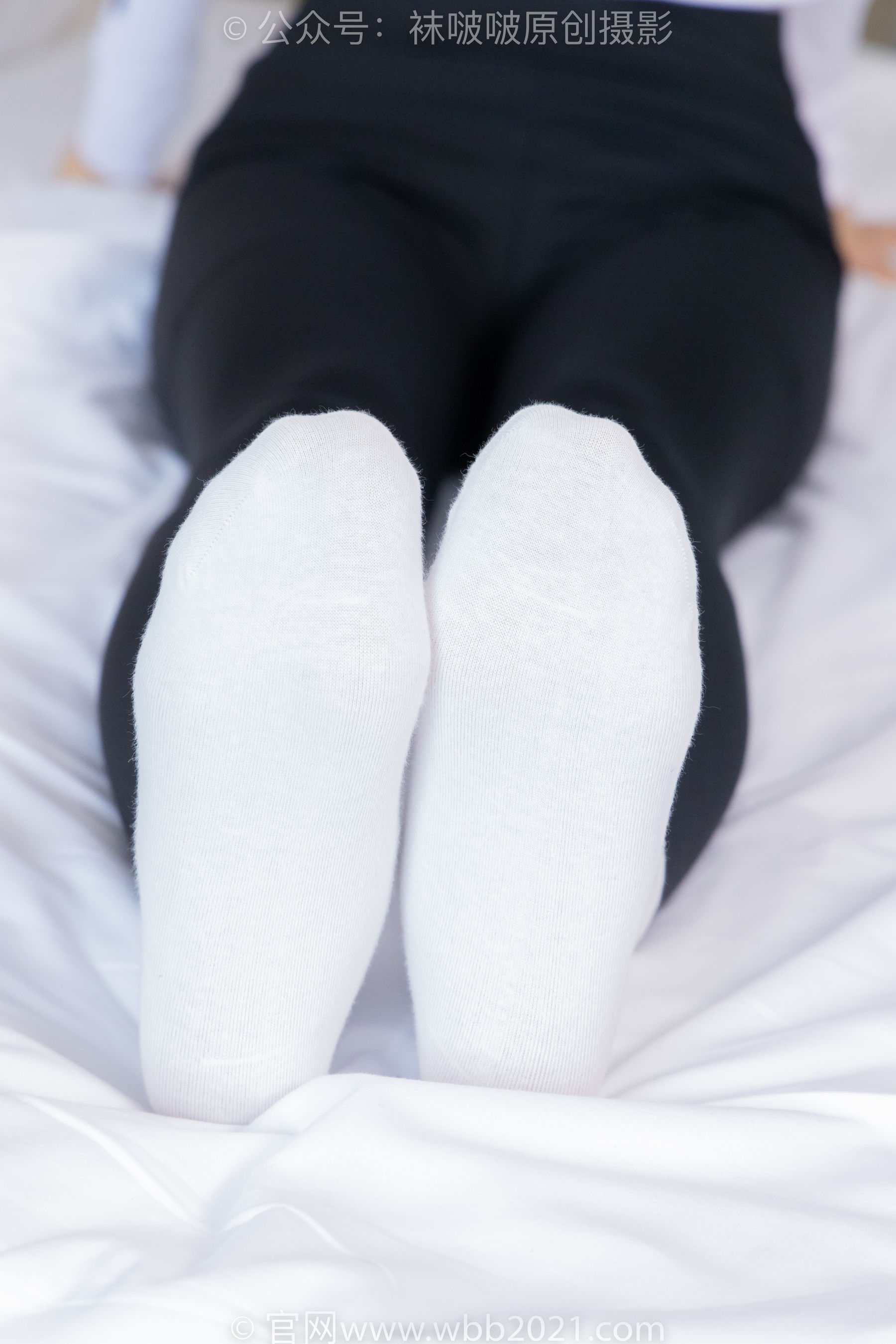 BoBoSocks袜啵啵 No.410 糯米 -运动鞋、白棉袜、肉丝、瑜伽裤裤里丝