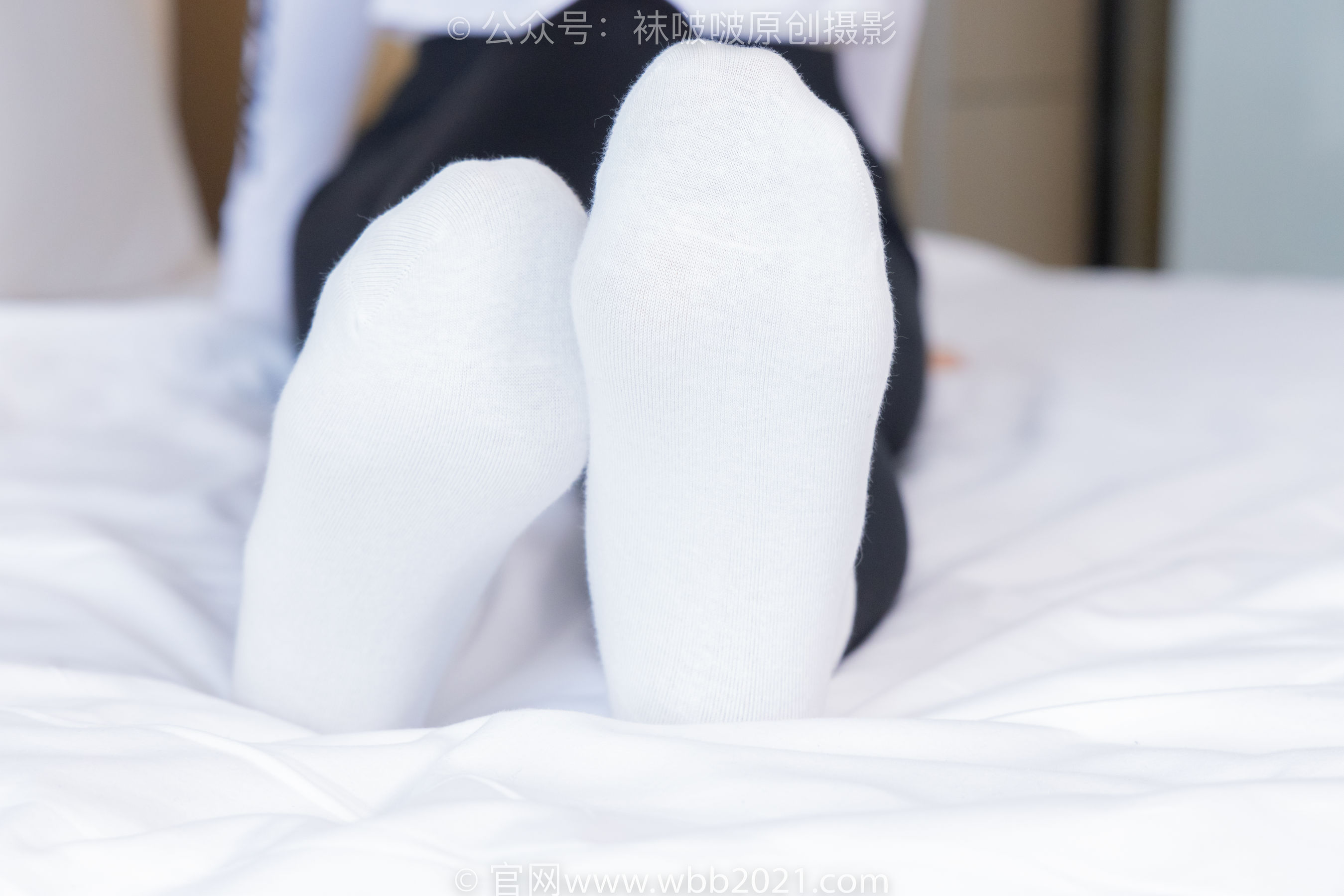 BoBoSocks袜啵啵 No.410 糯米 -运动鞋、白棉袜、肉丝、瑜伽裤裤里丝