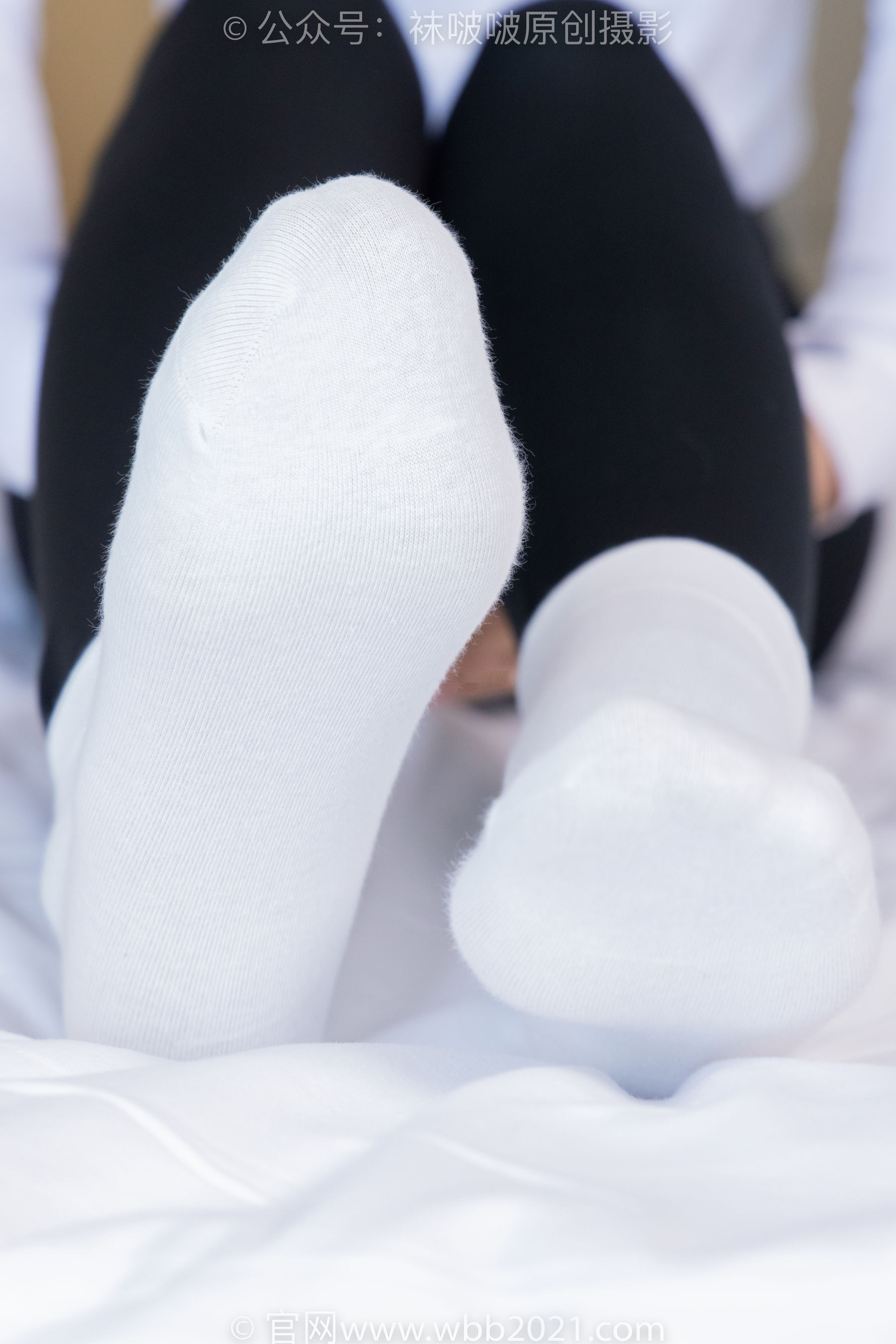 BoBoSocks袜啵啵 No.410 糯米 -运动鞋、白棉袜、肉丝、瑜伽裤裤里丝